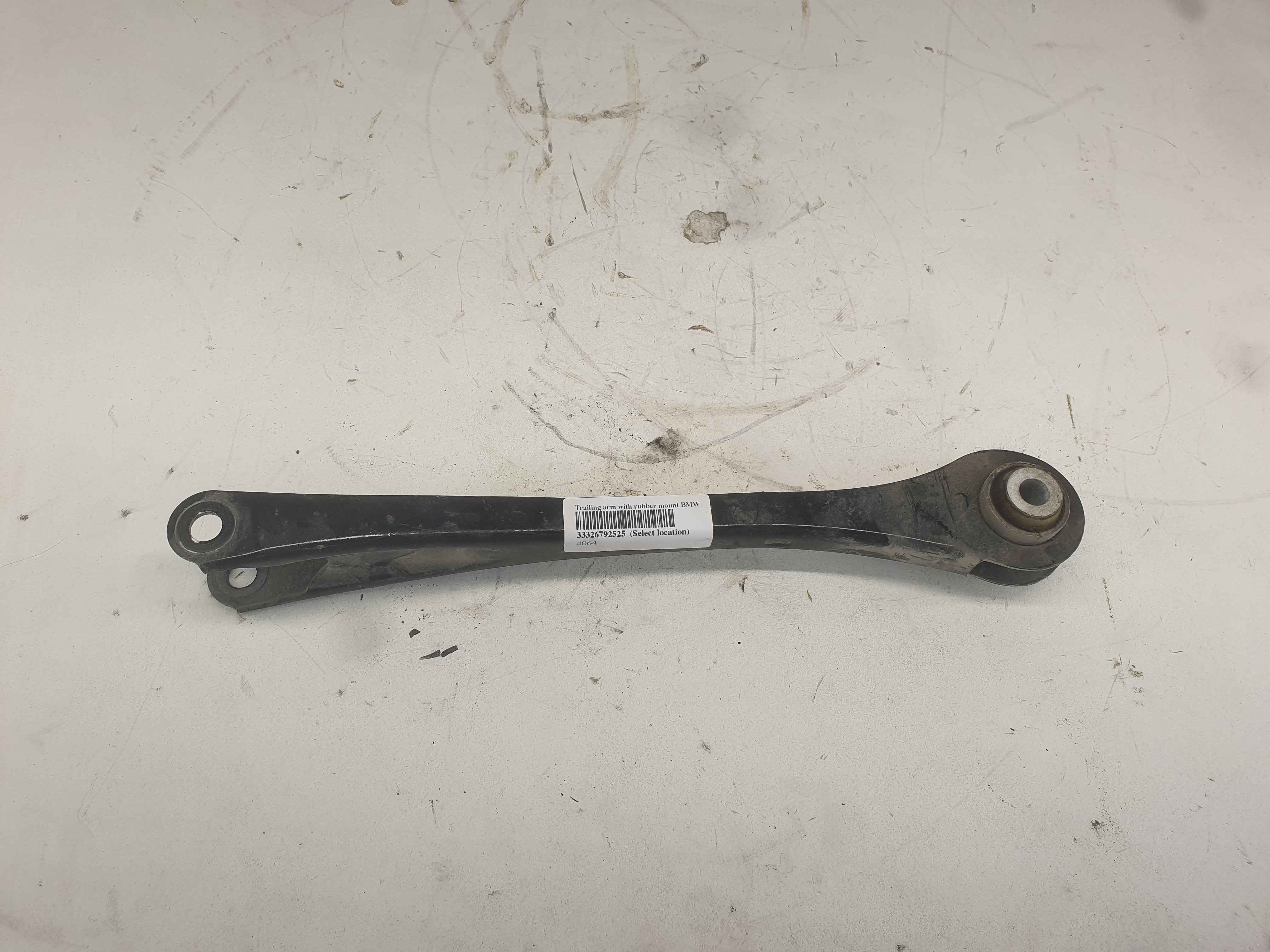 Trailing arm with rubber mount BMW