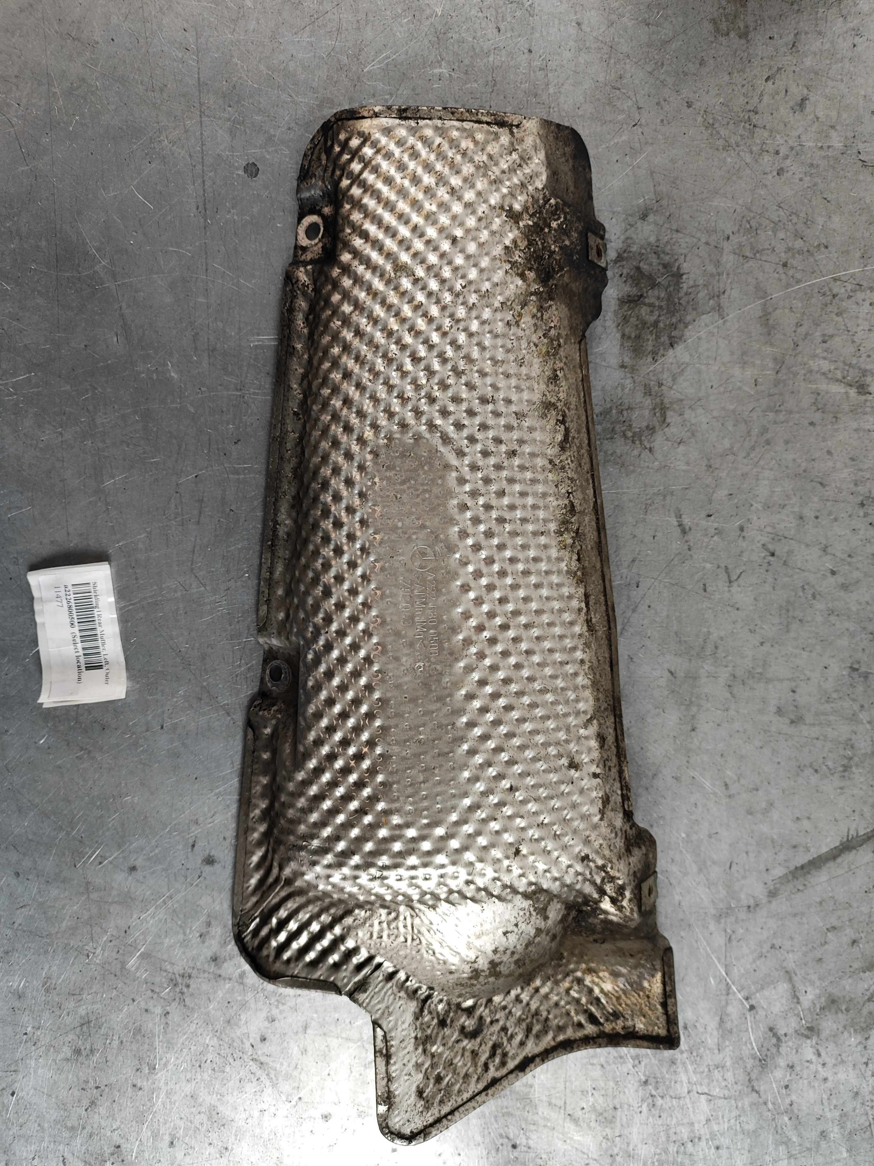 Shielding | Rear Muffler, Left, Outer