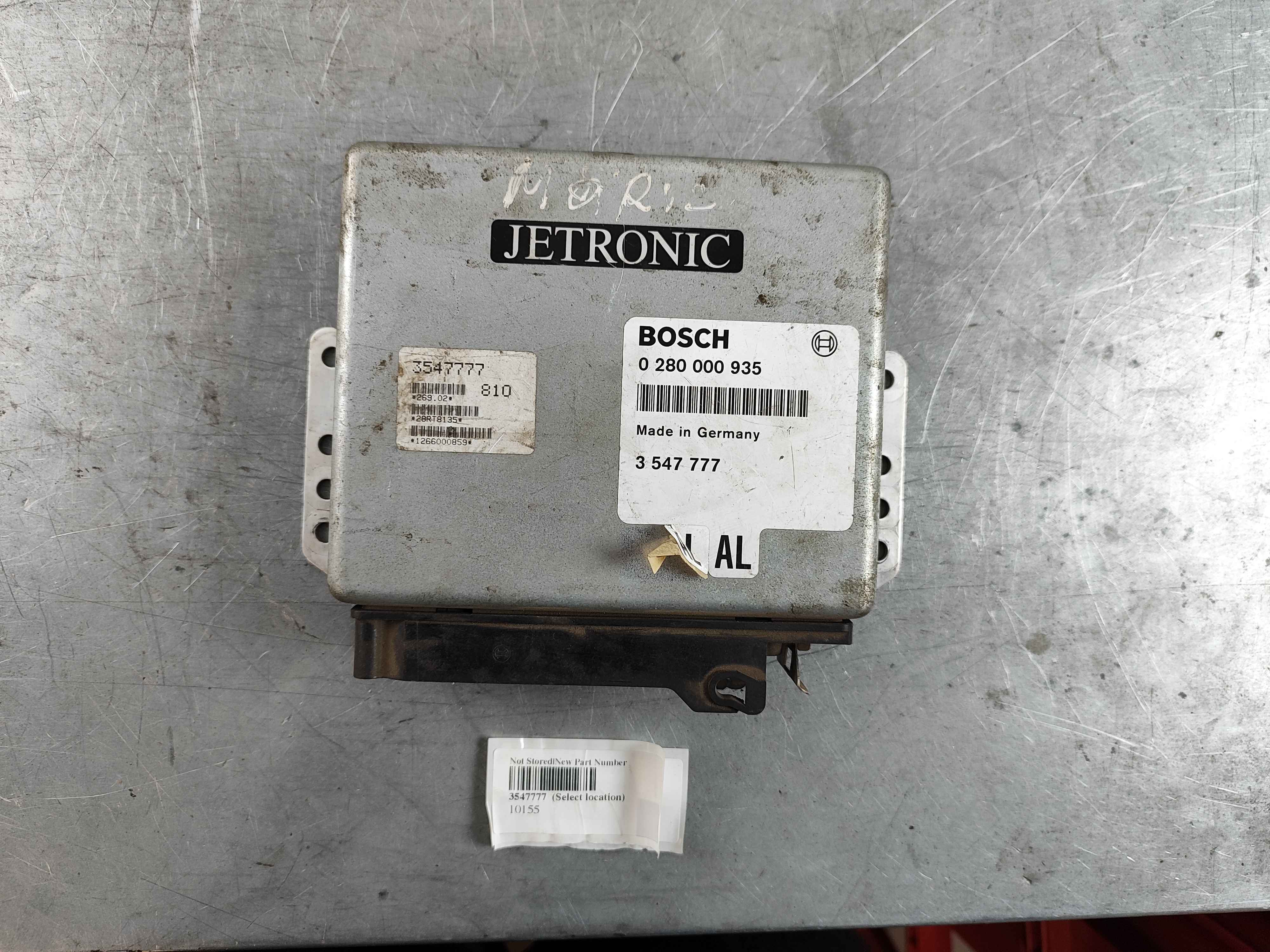Not Stored|New Part Number