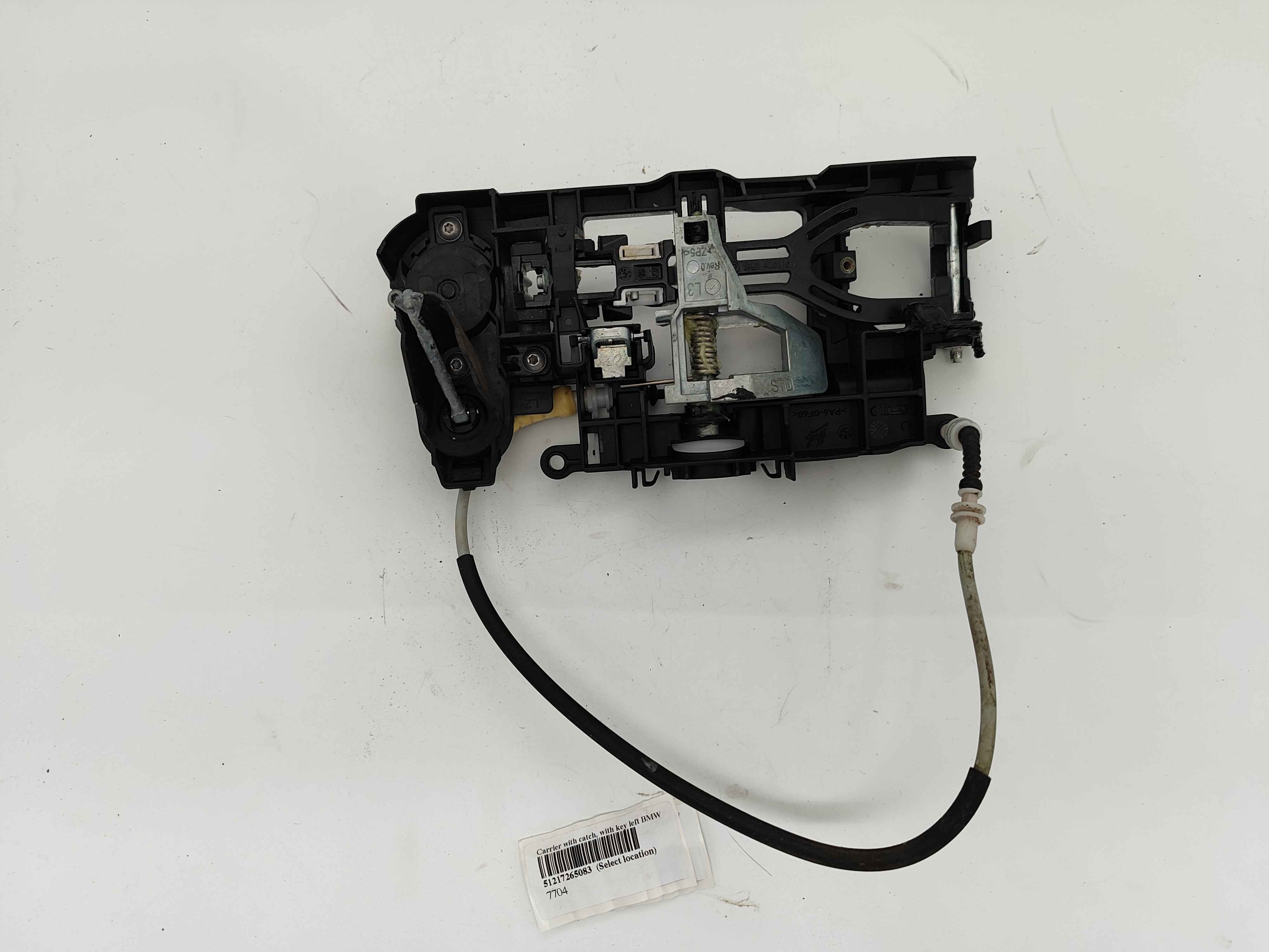 Carrier with catch, with key left BMW