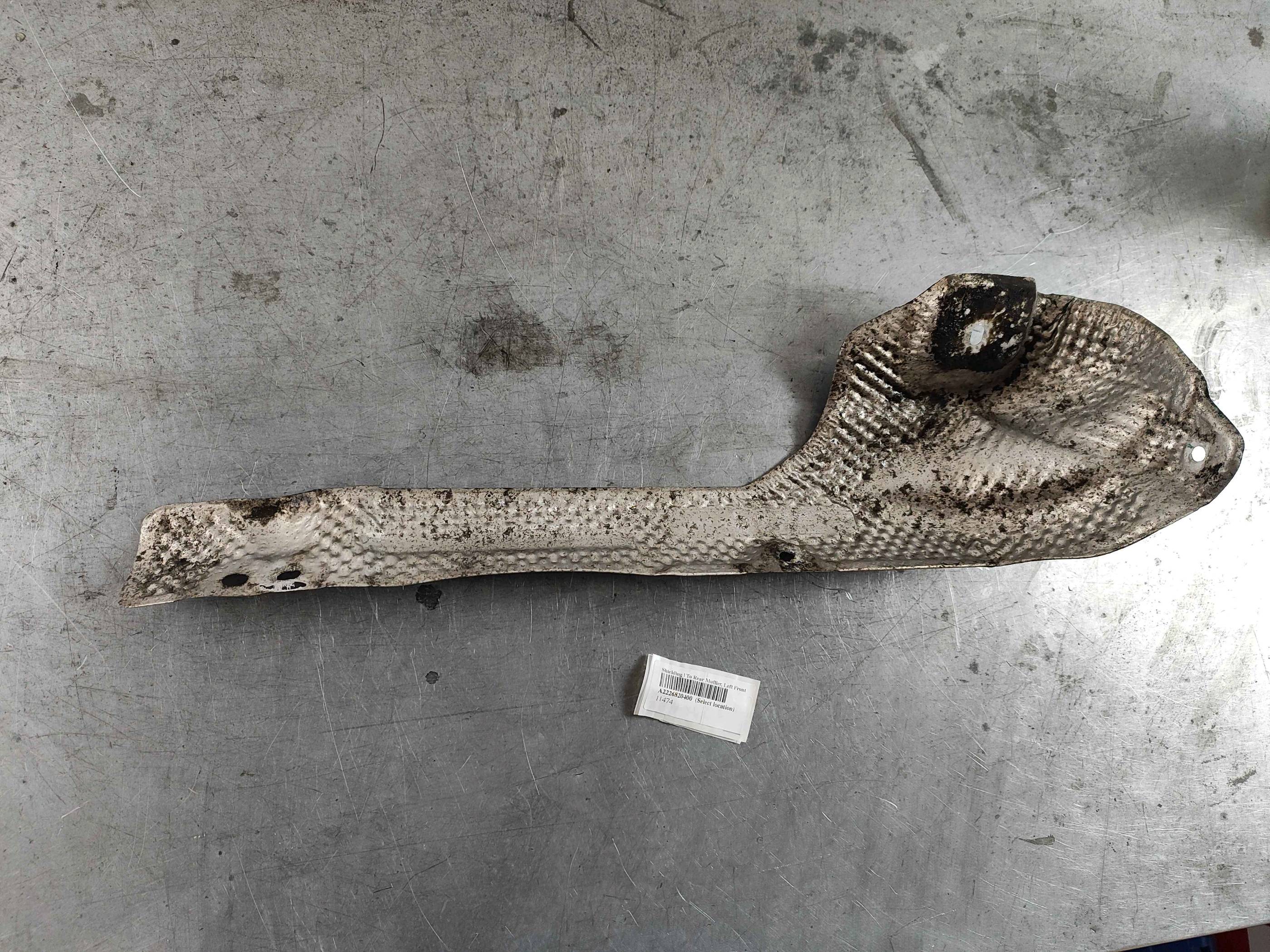 Shielding | To Rear Muffler, Left Front
