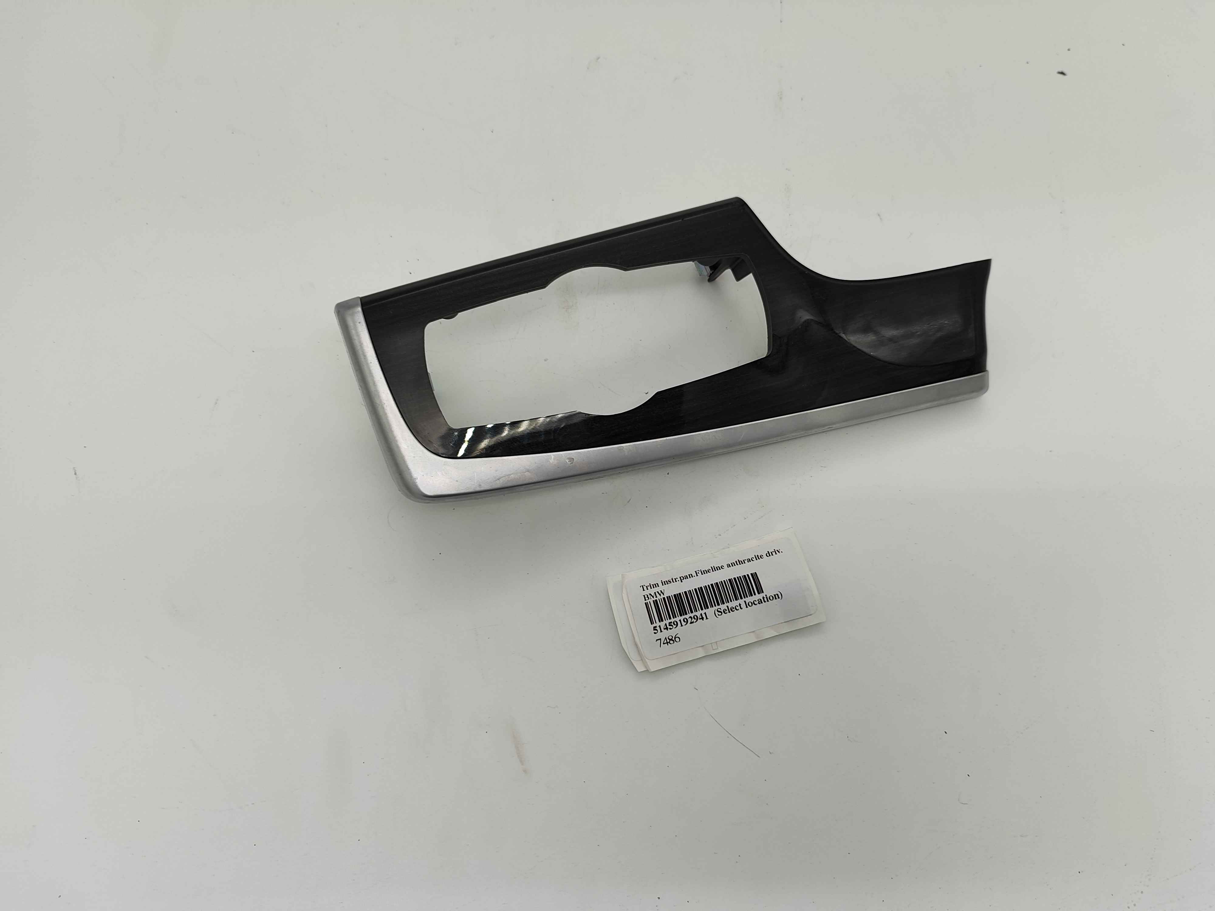 Trim instr.pan.Fineline anthracite driv. BMW