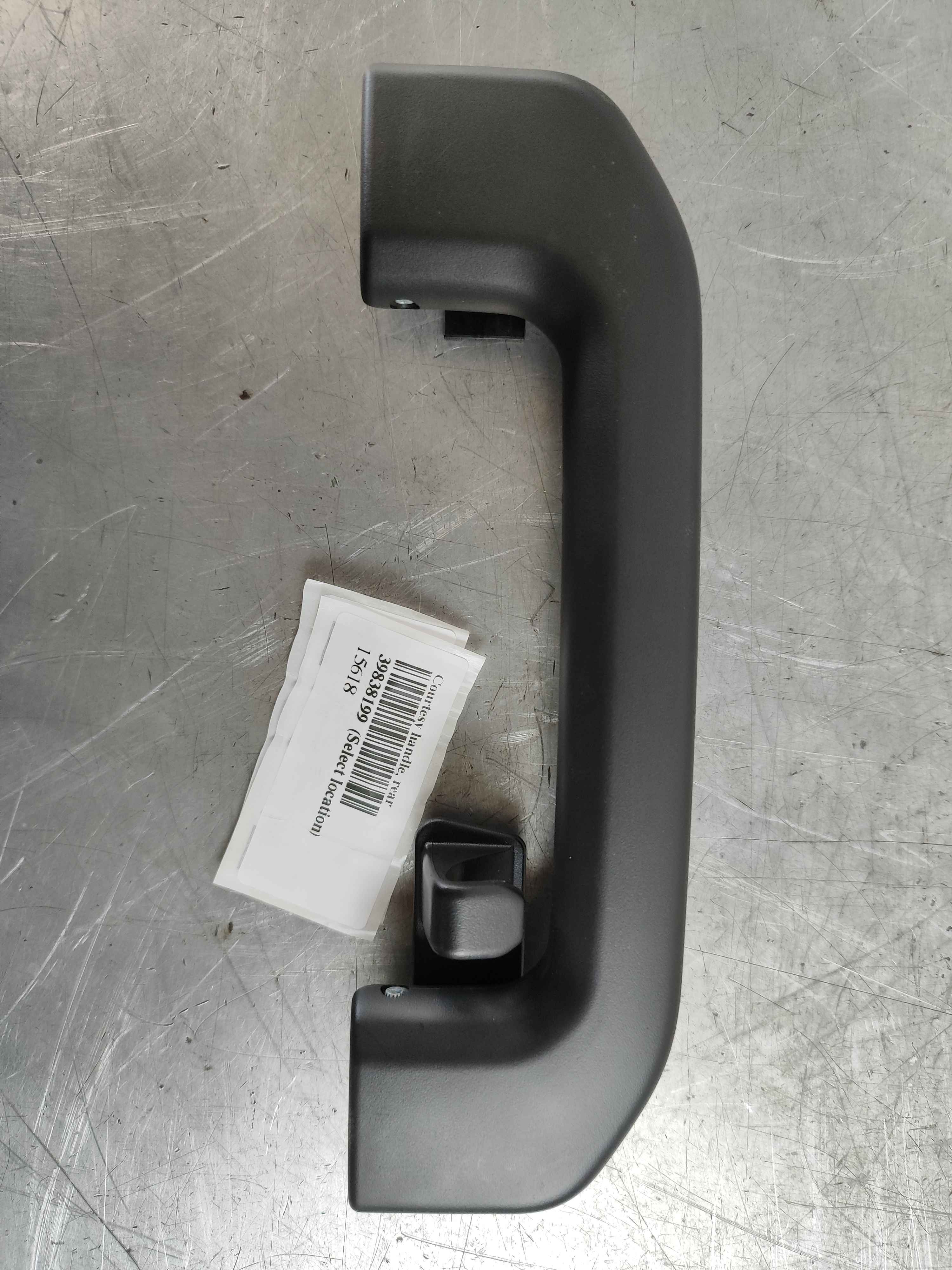 Courtesy handle, rear