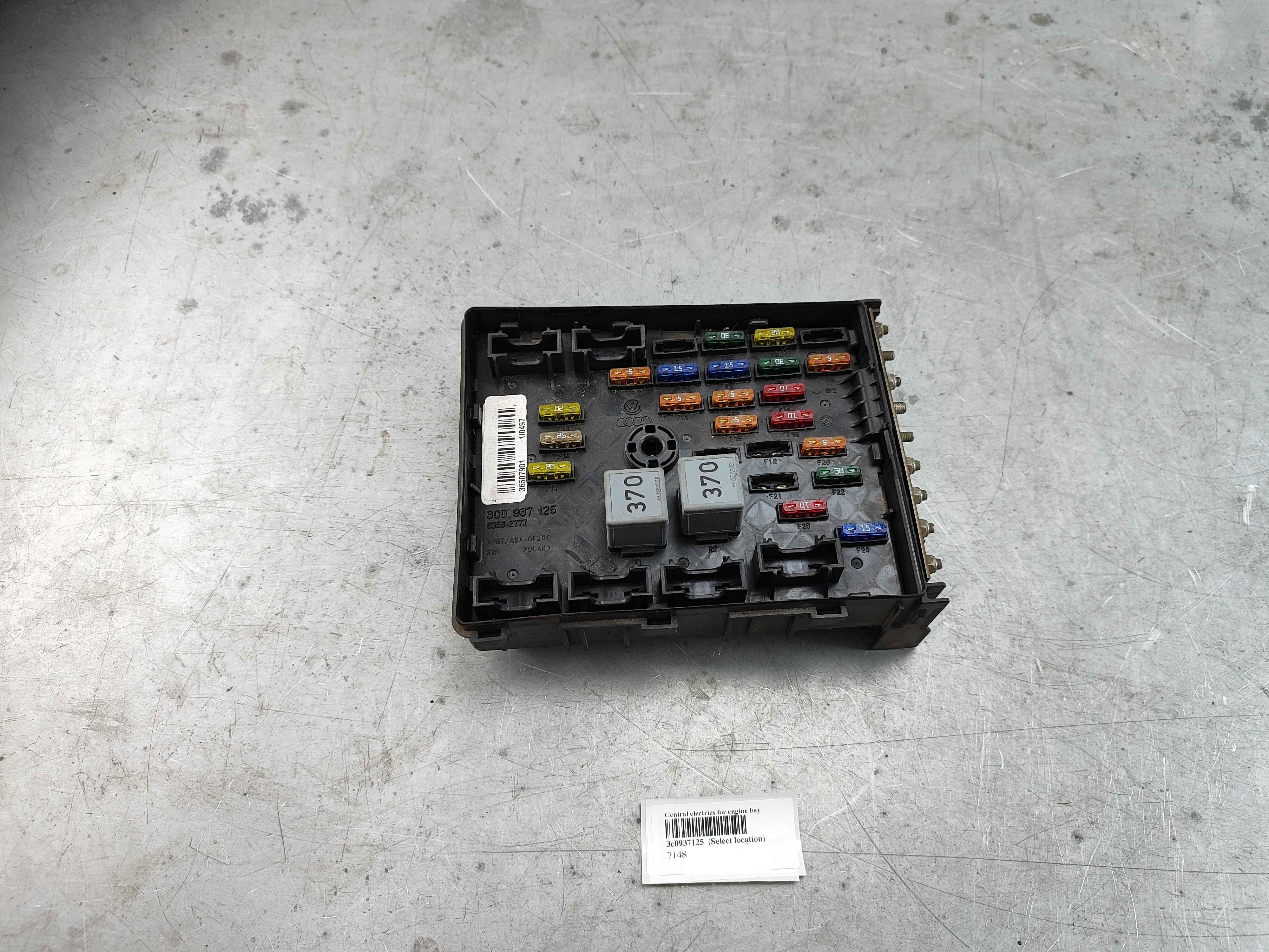 Central electrics for engine bay