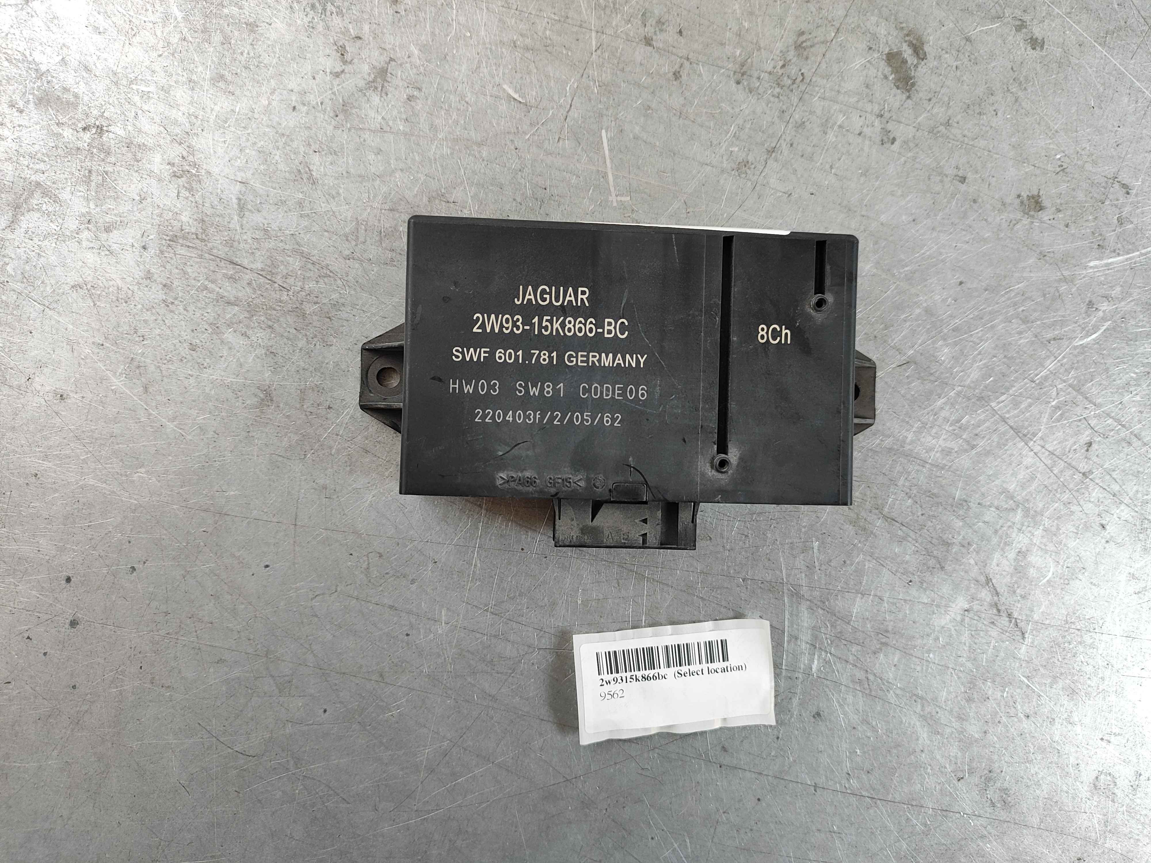 Jaguar 2w9315k866bc