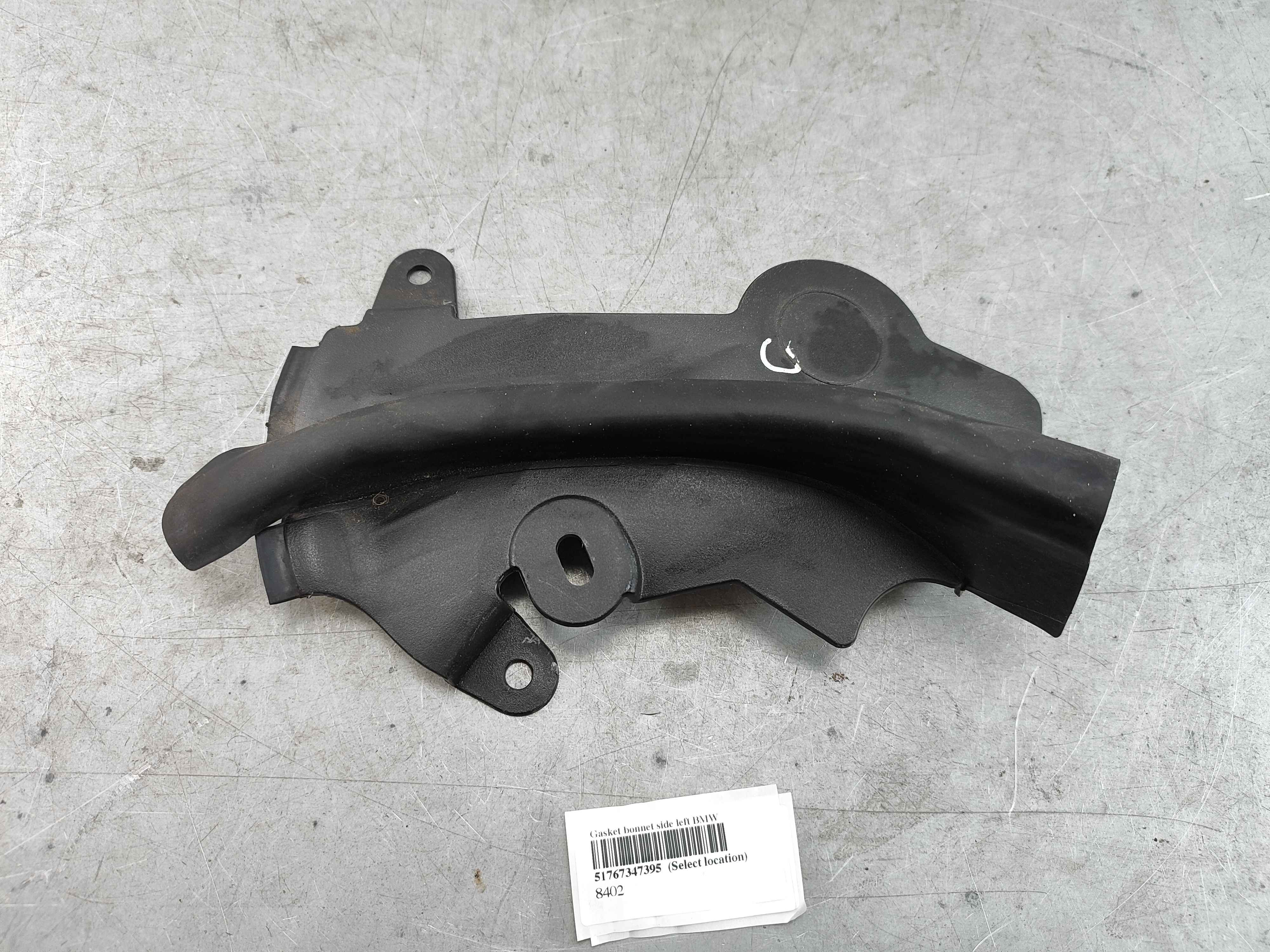Gasket bonnet side left BMW