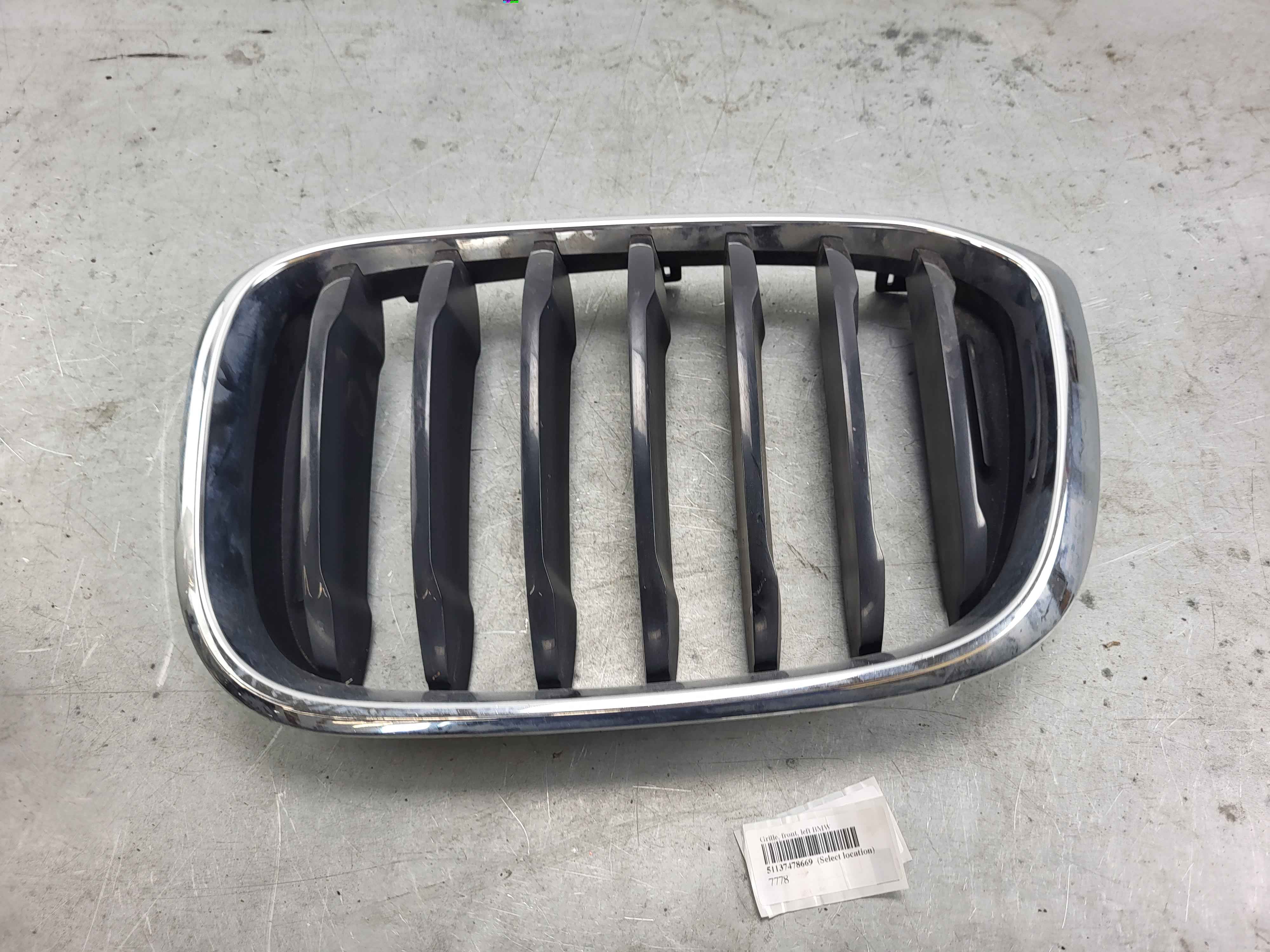 Grille, front, left BMW