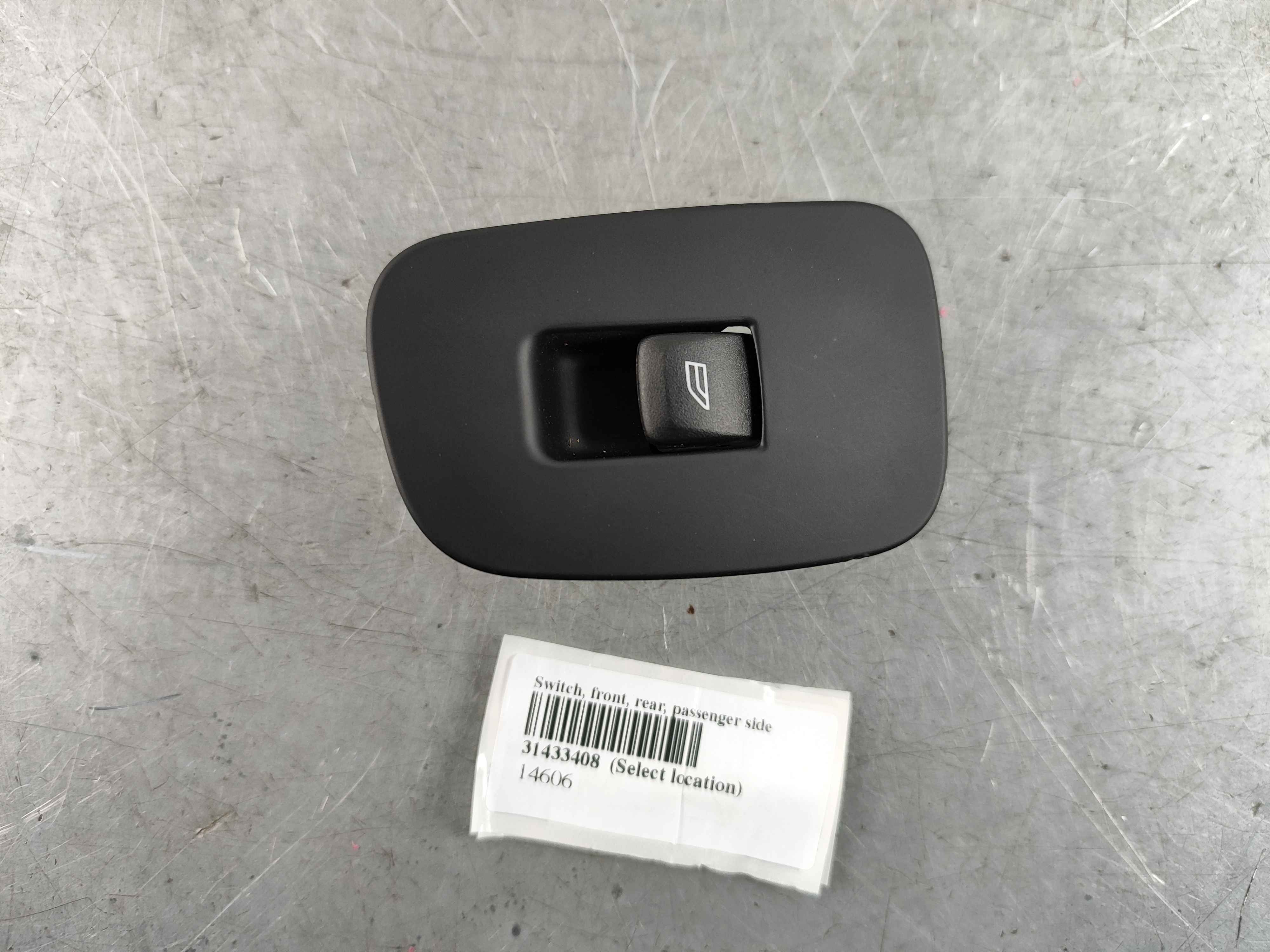 Switch, front, rear, passenger side