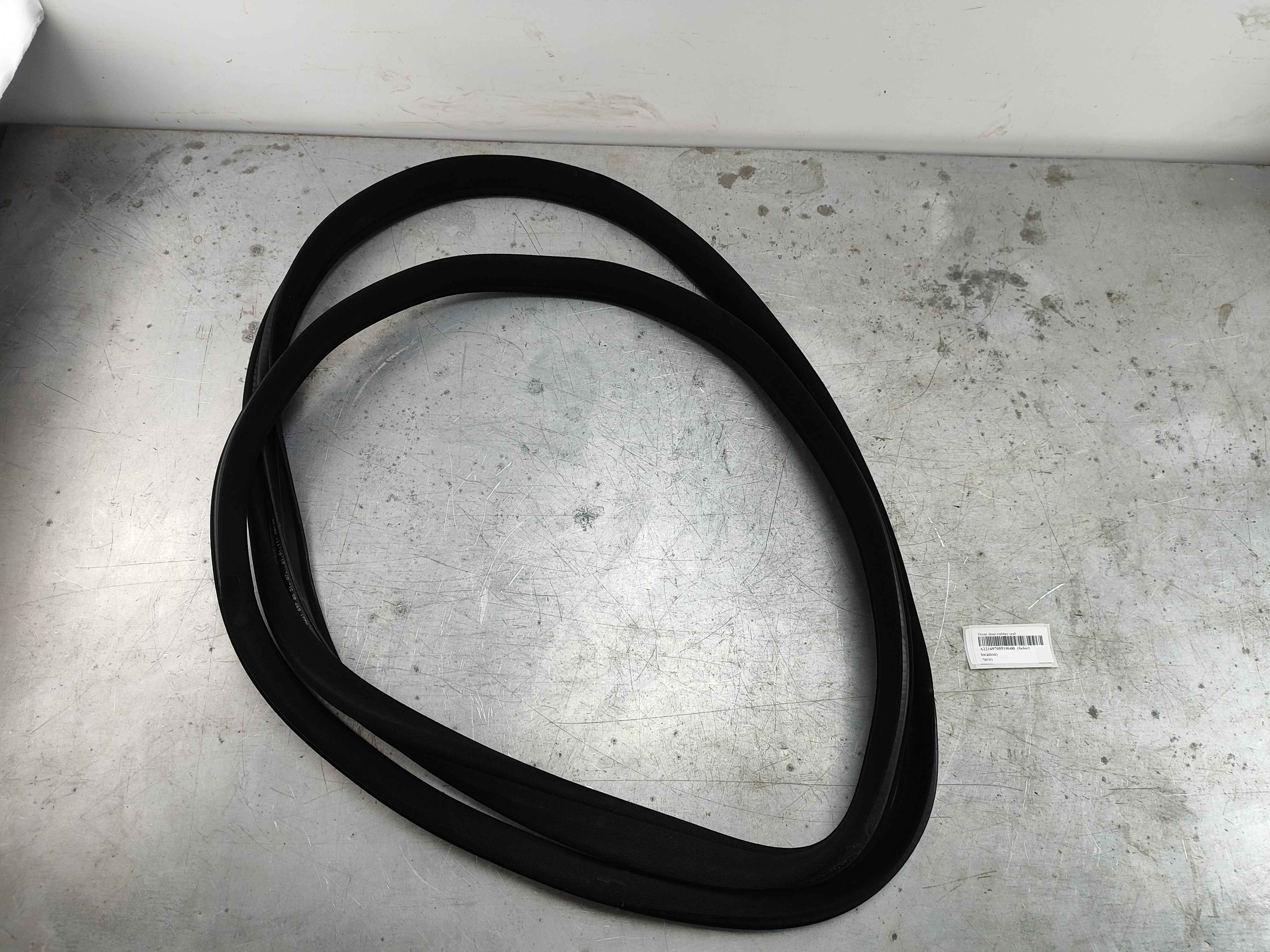Dront door rubber seal