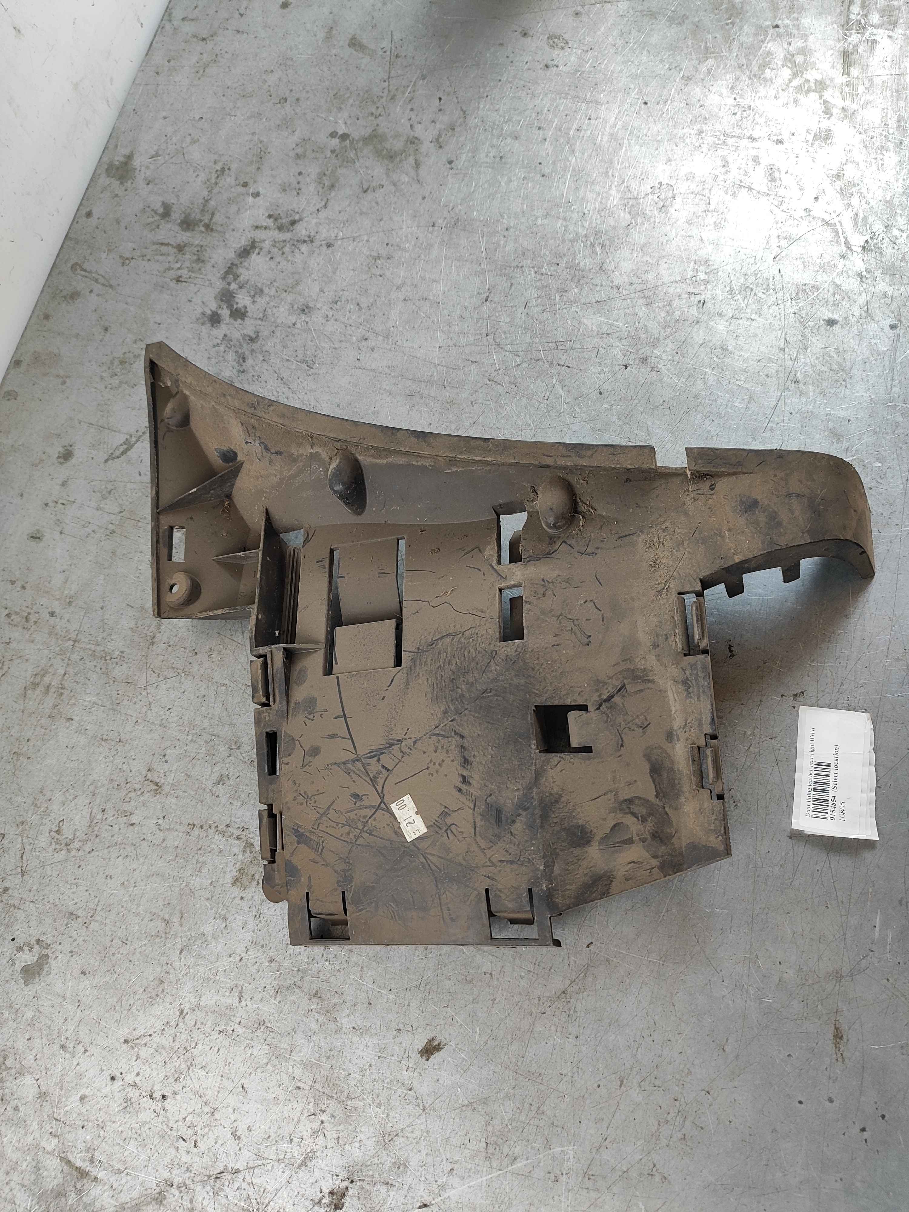 Door lining leather rear right BMW