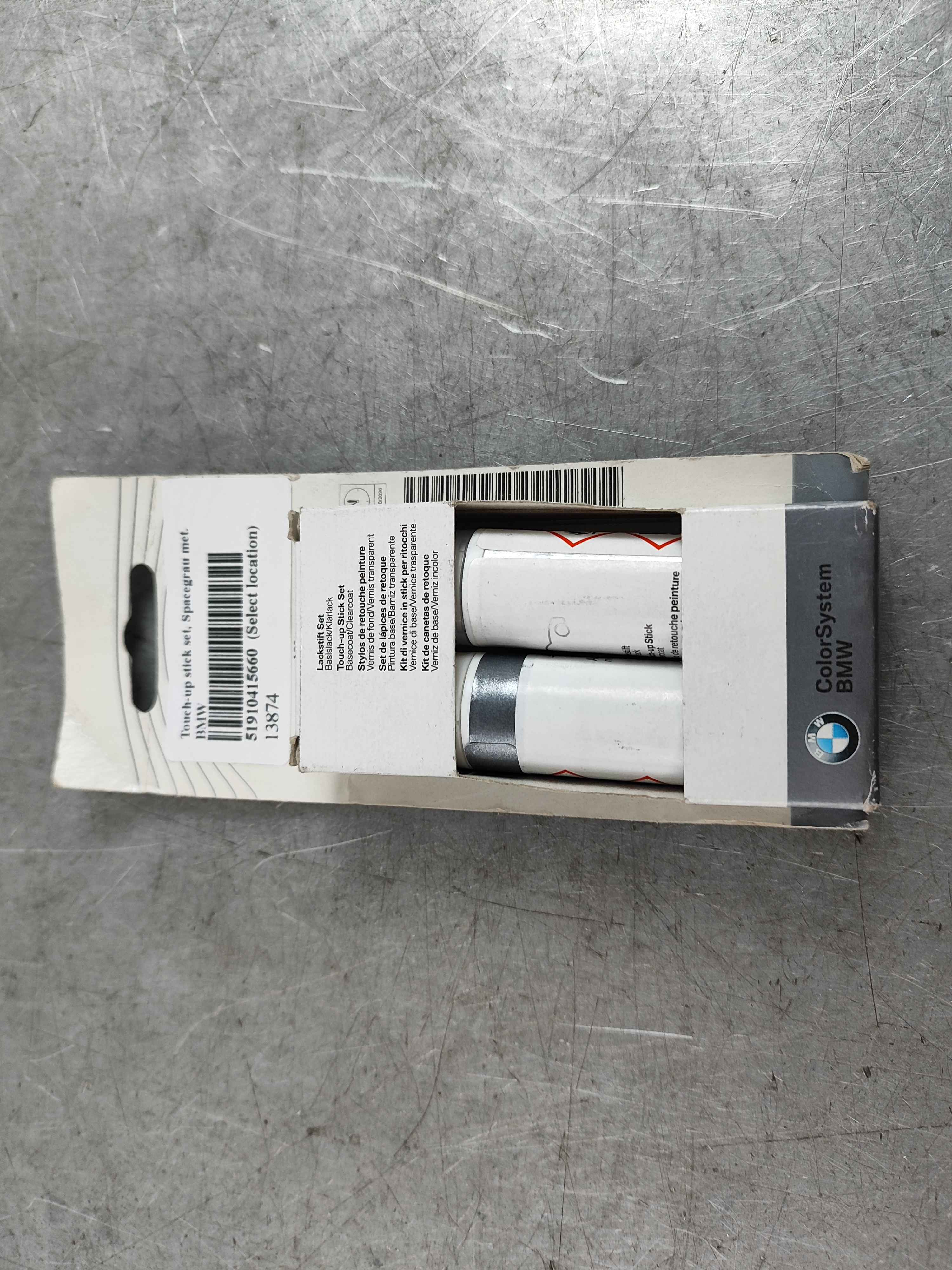 Touch-up stick set, Spacegrau met. BMW