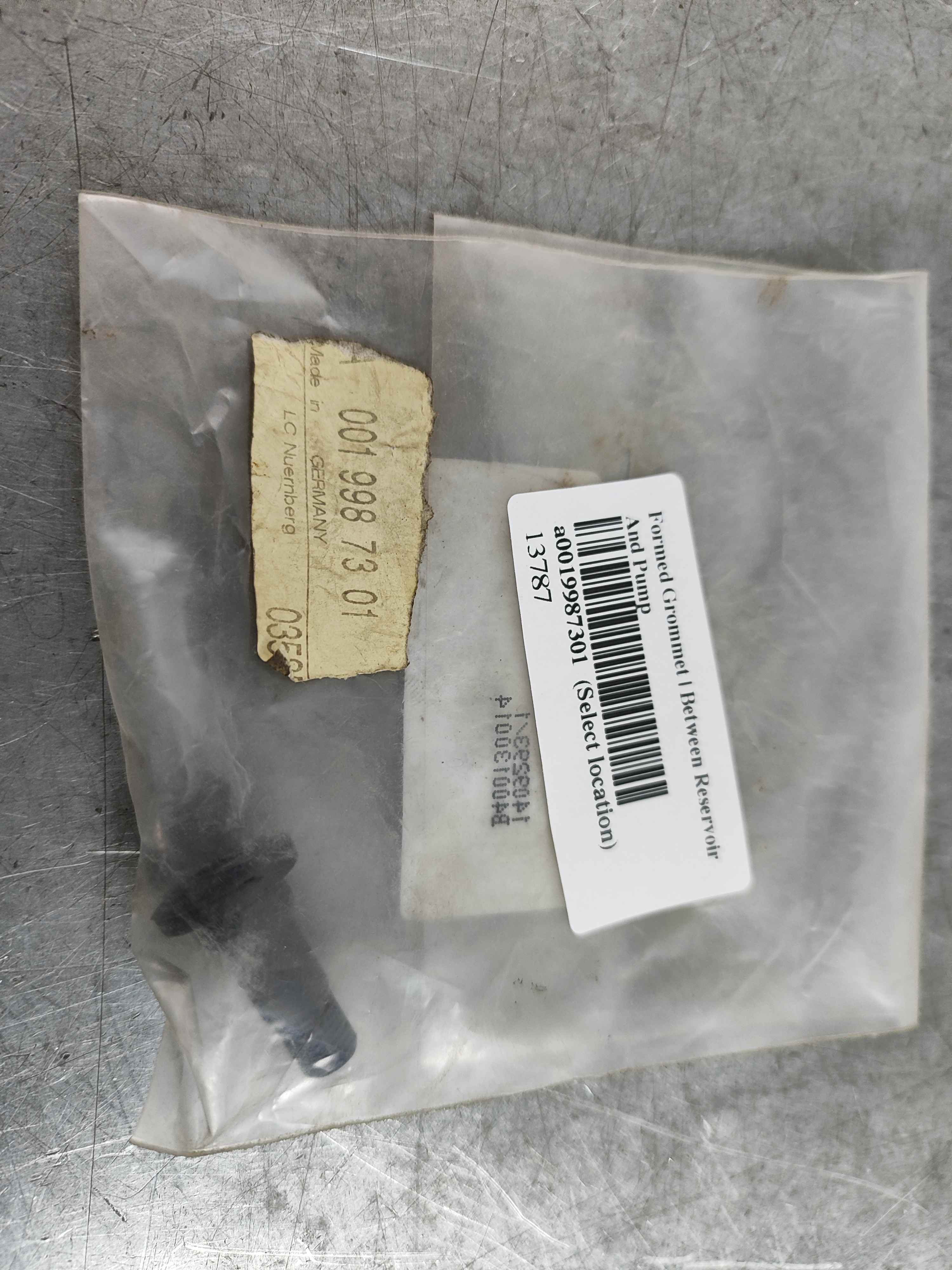 Formed Grommet | Between Reservoir And Pump