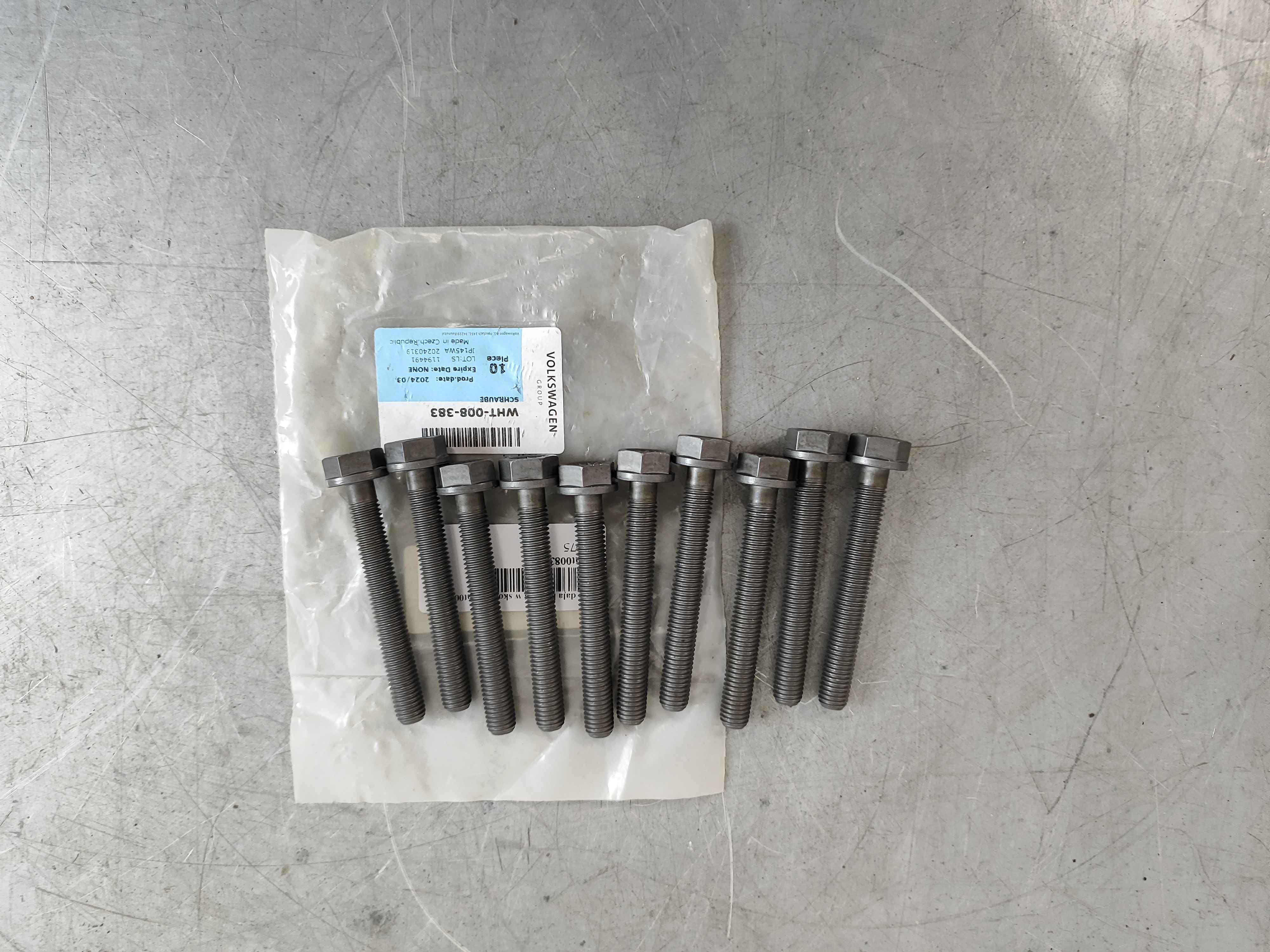 Oe daļa hex bolt w skoda 6 wht008383