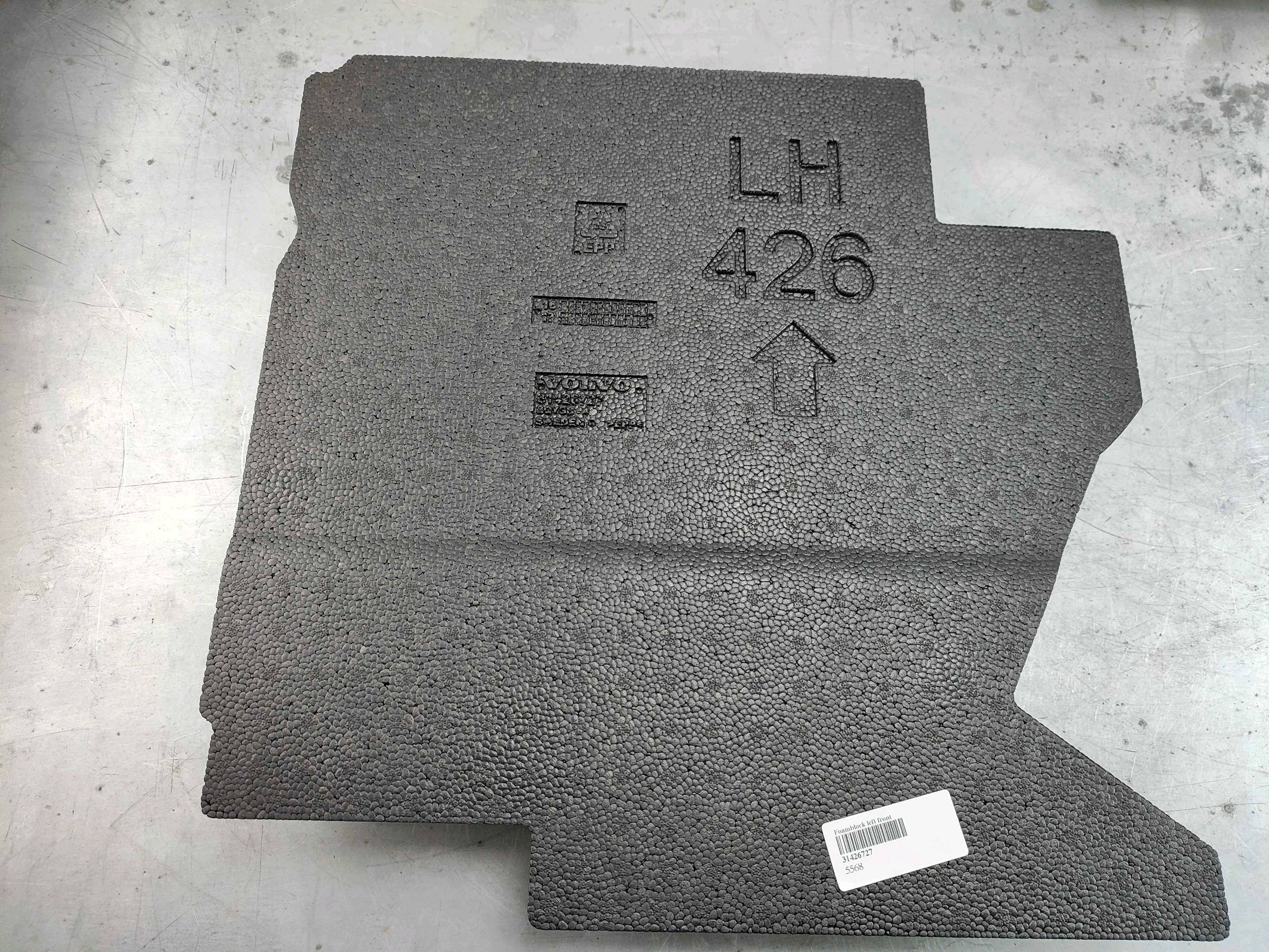 Foamblock left front
