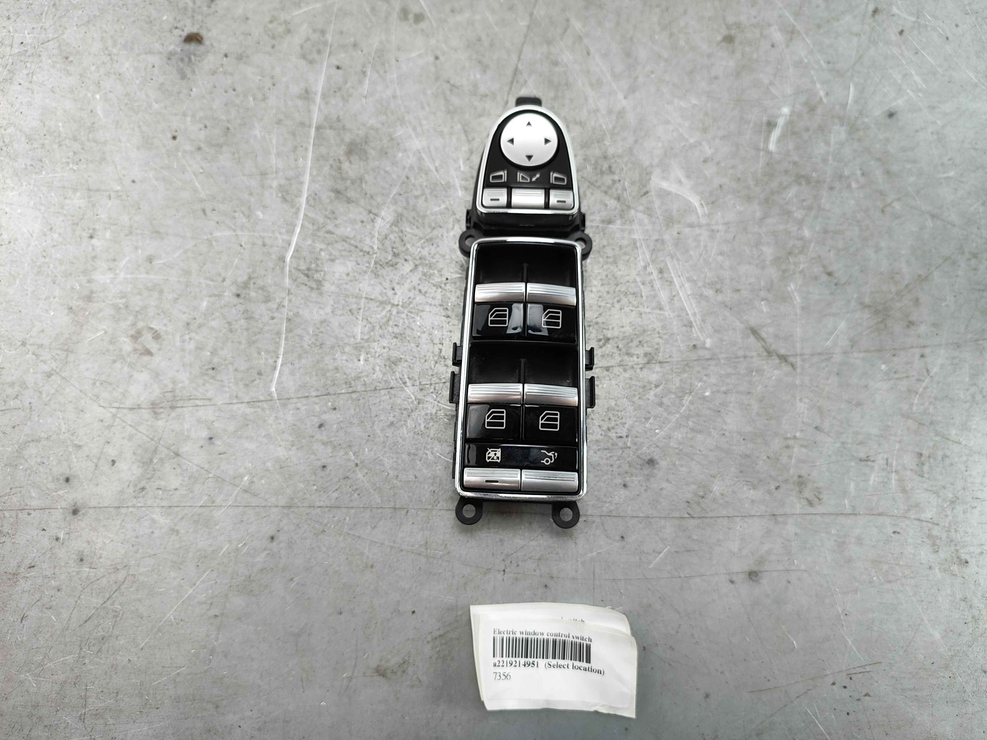 Electric window control switch