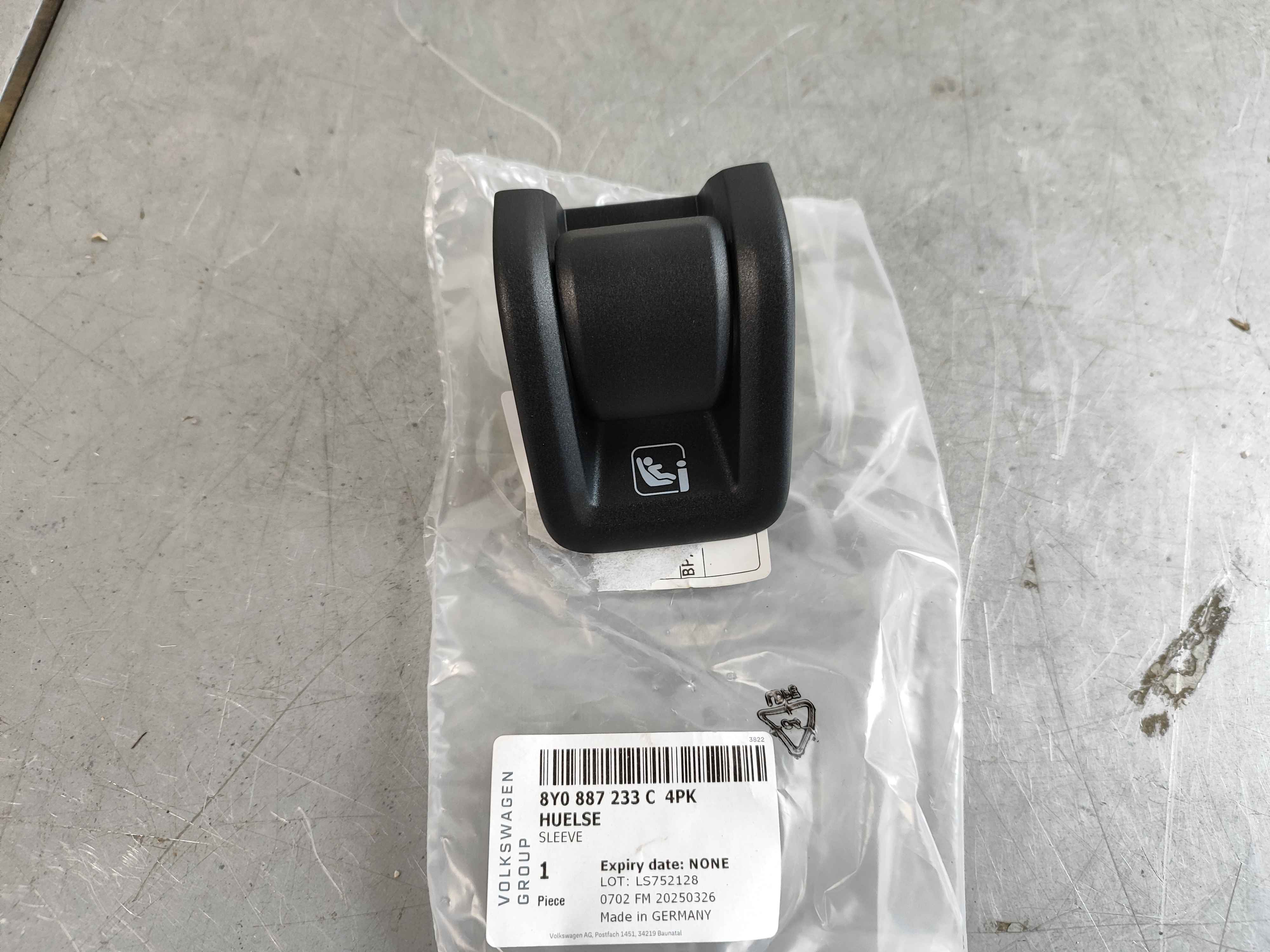 Fitting sleeve - child seat sabre(black)