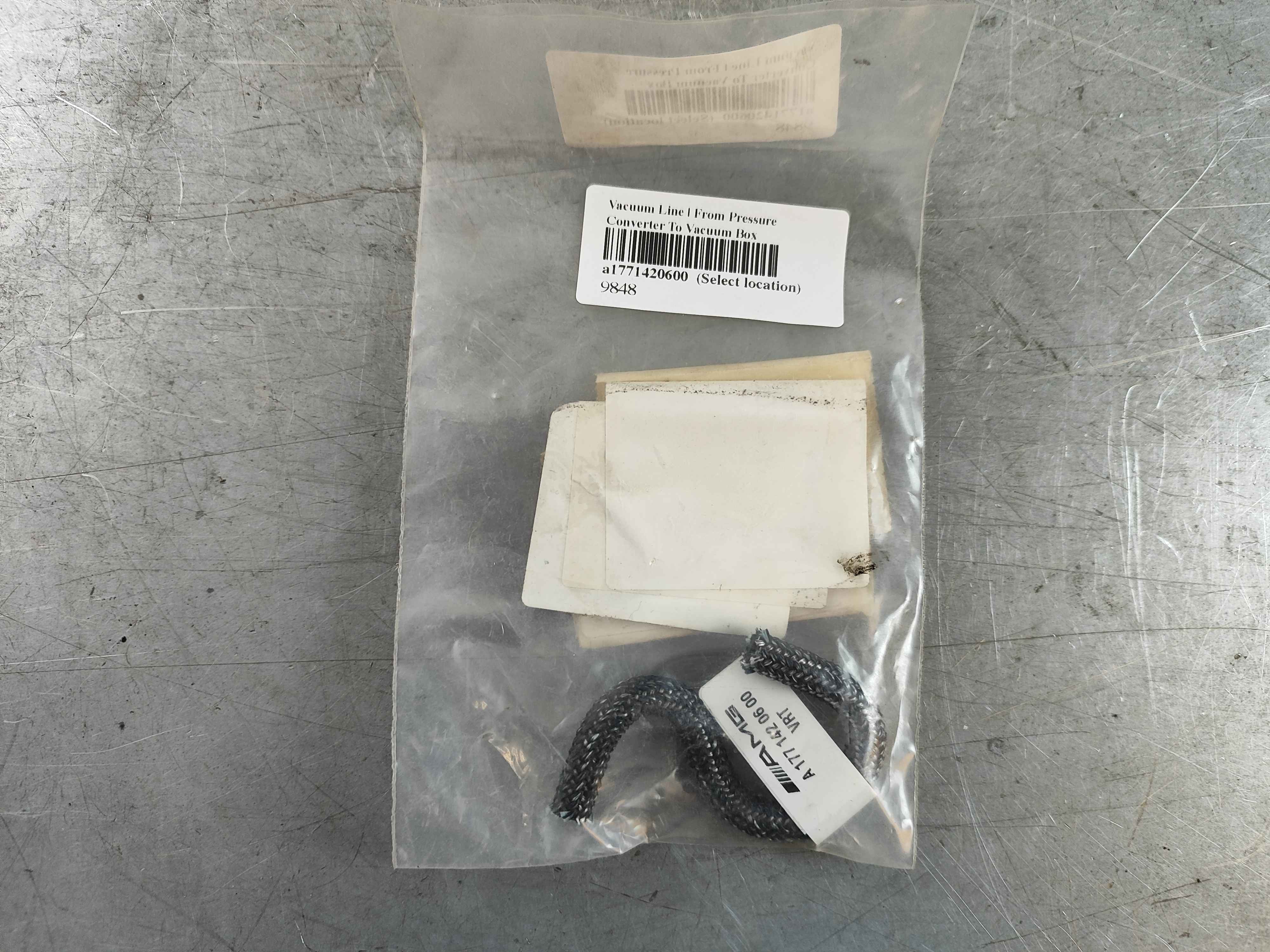 Vacuum Line | From Pressure Converter To Vacuum Box