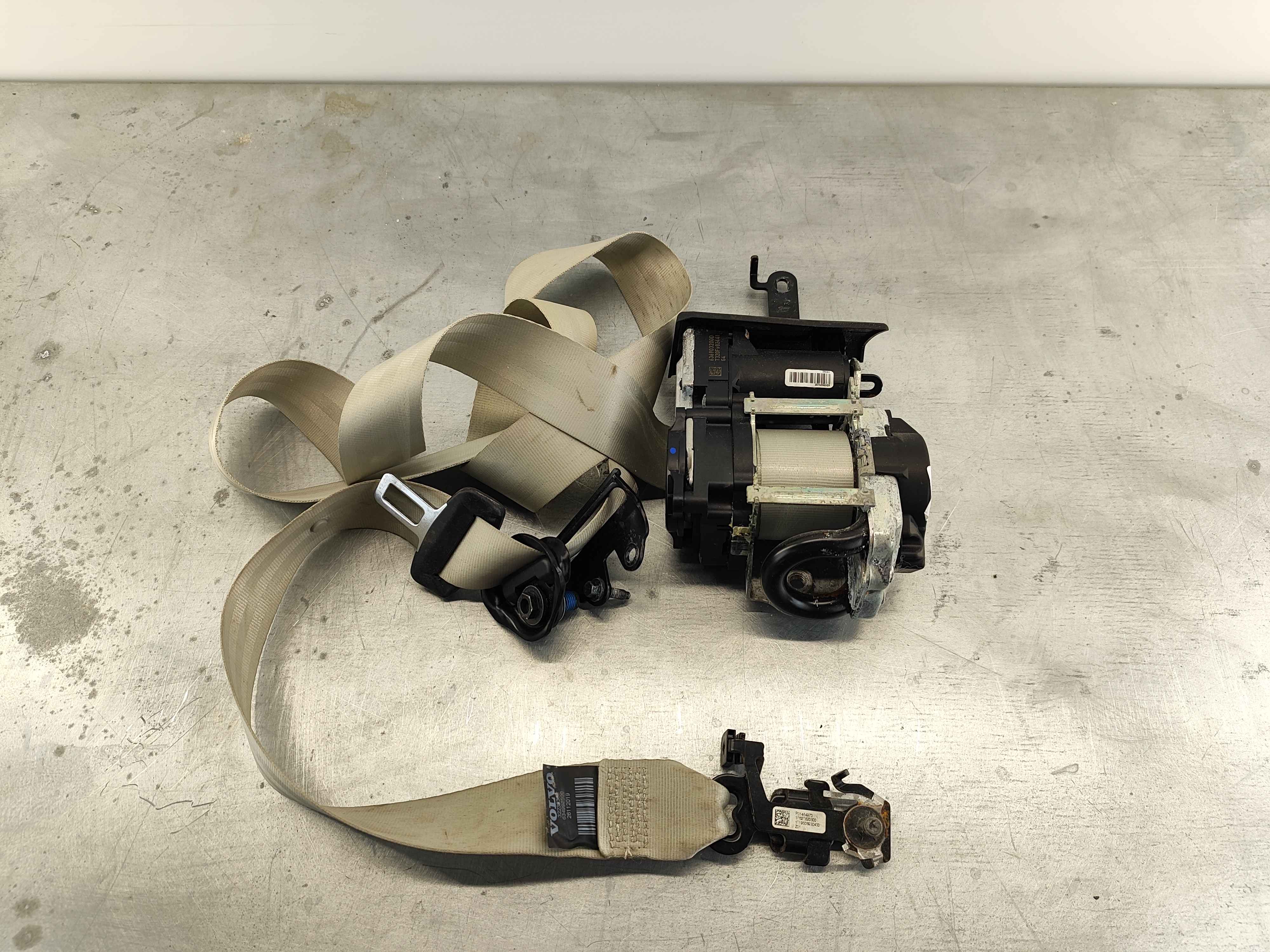 Seat belt FC 21; CH -598790 FC 25; CH -598790 FC 36; CH -602723 left blonde Variant code: EL01 and EM02 and (FL03 or FL05) and 6D01