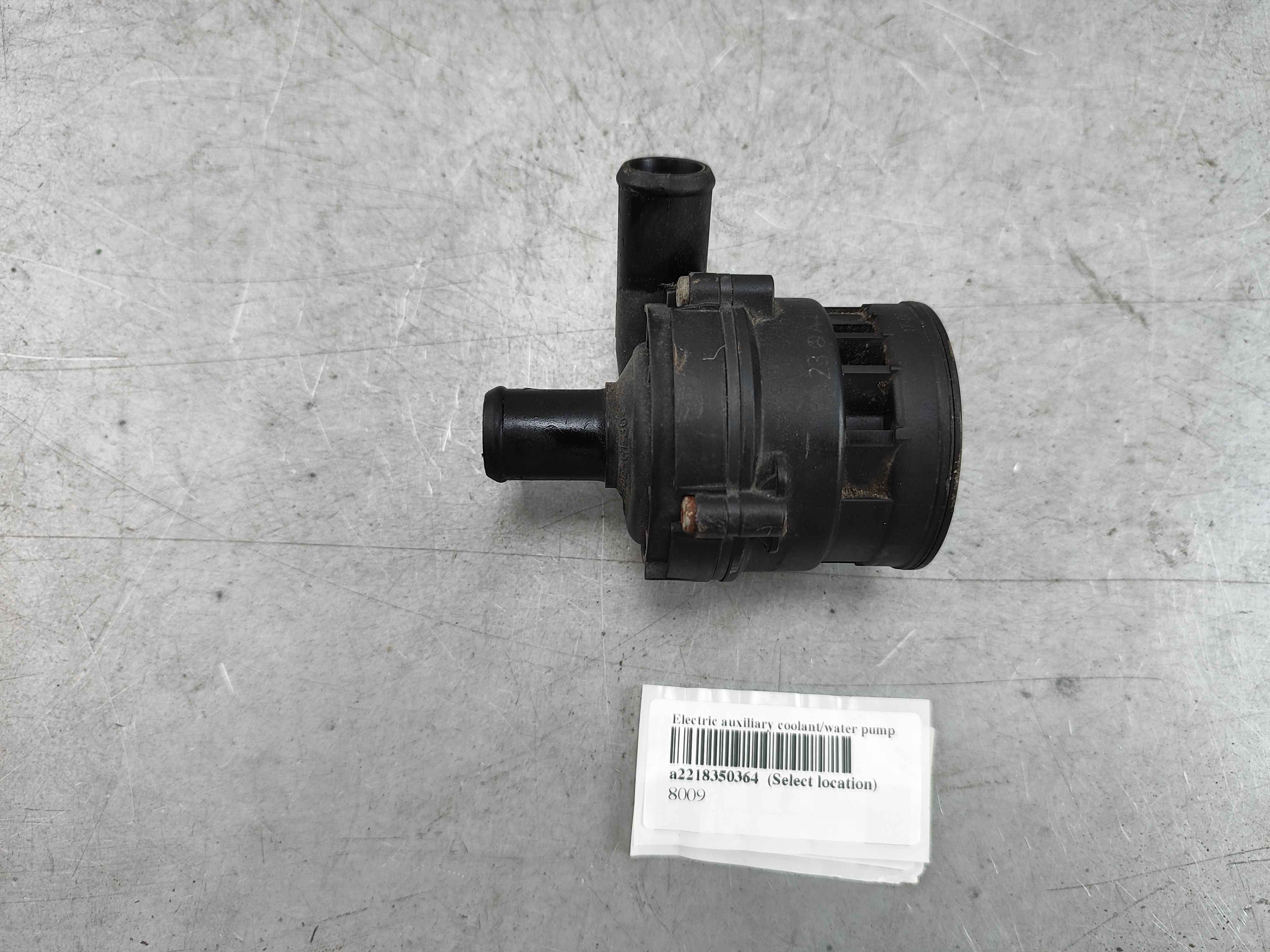 Electric auxiliary coolant/water pump