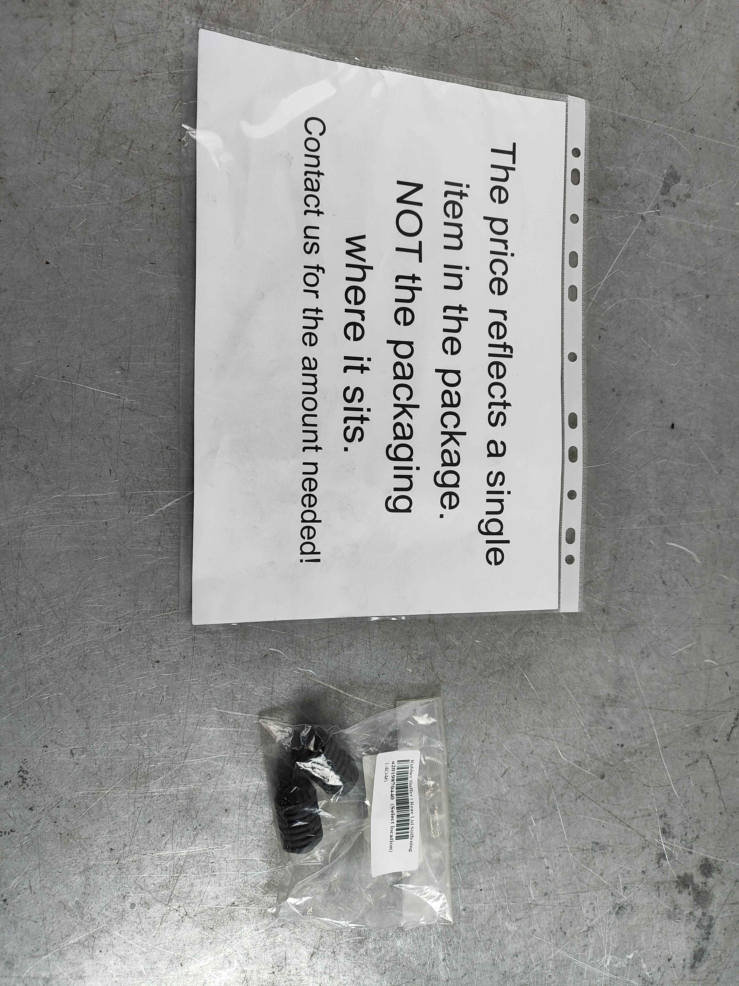 Rubber Buffer | Rear Lid Stiffening