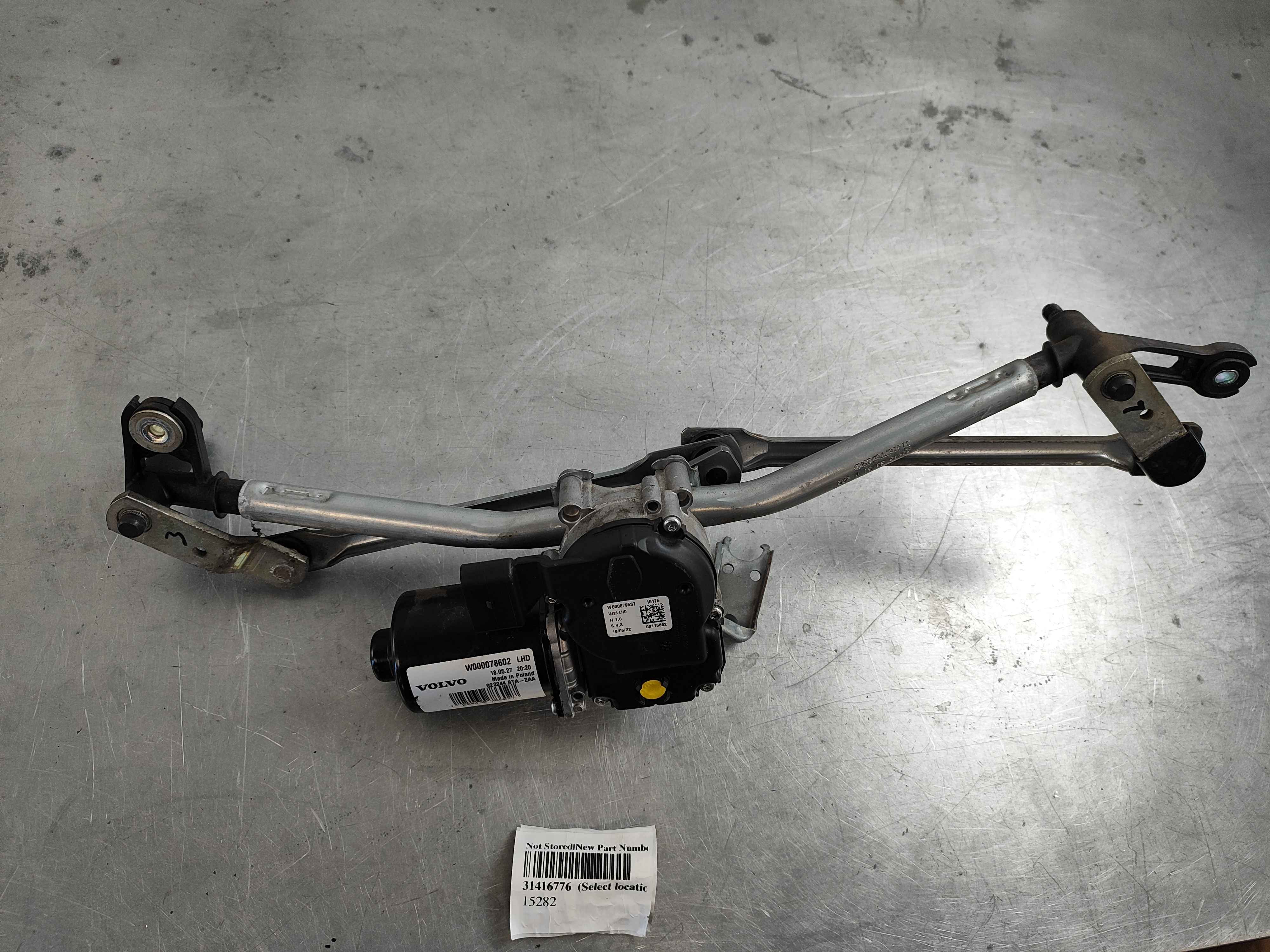 Not Stored|New Part Number