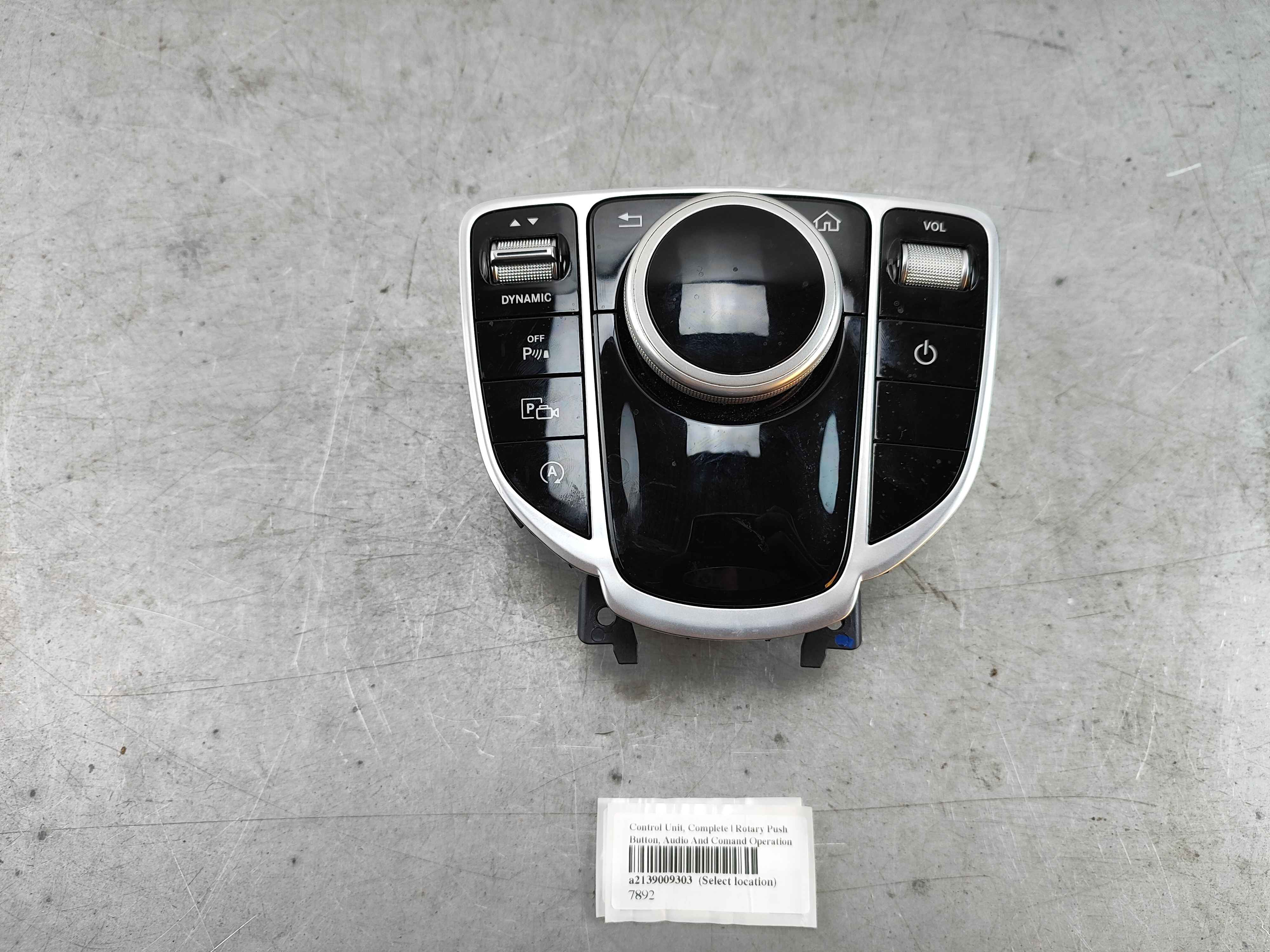 Control Unit, Complete | Rotary Push Button, Audio And Comand Operation
