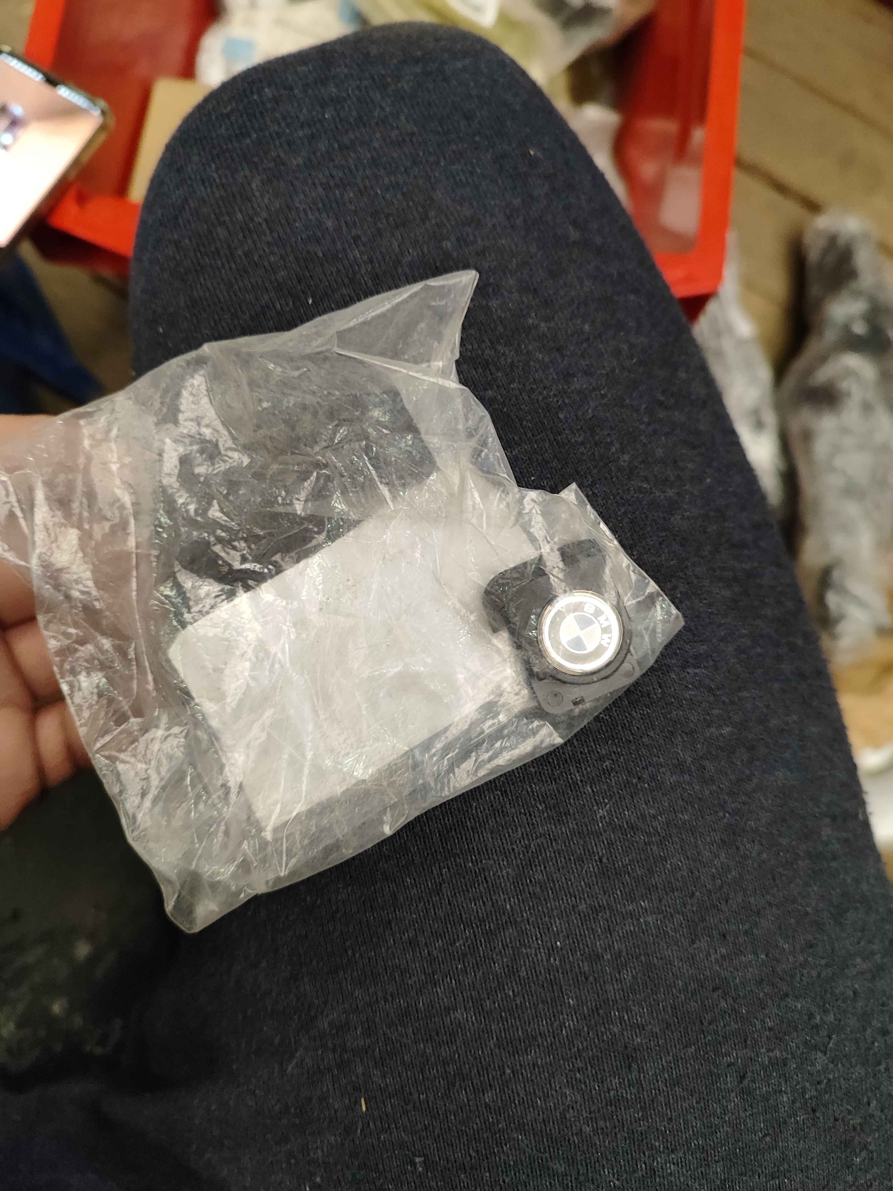 Light storage compartment BMW