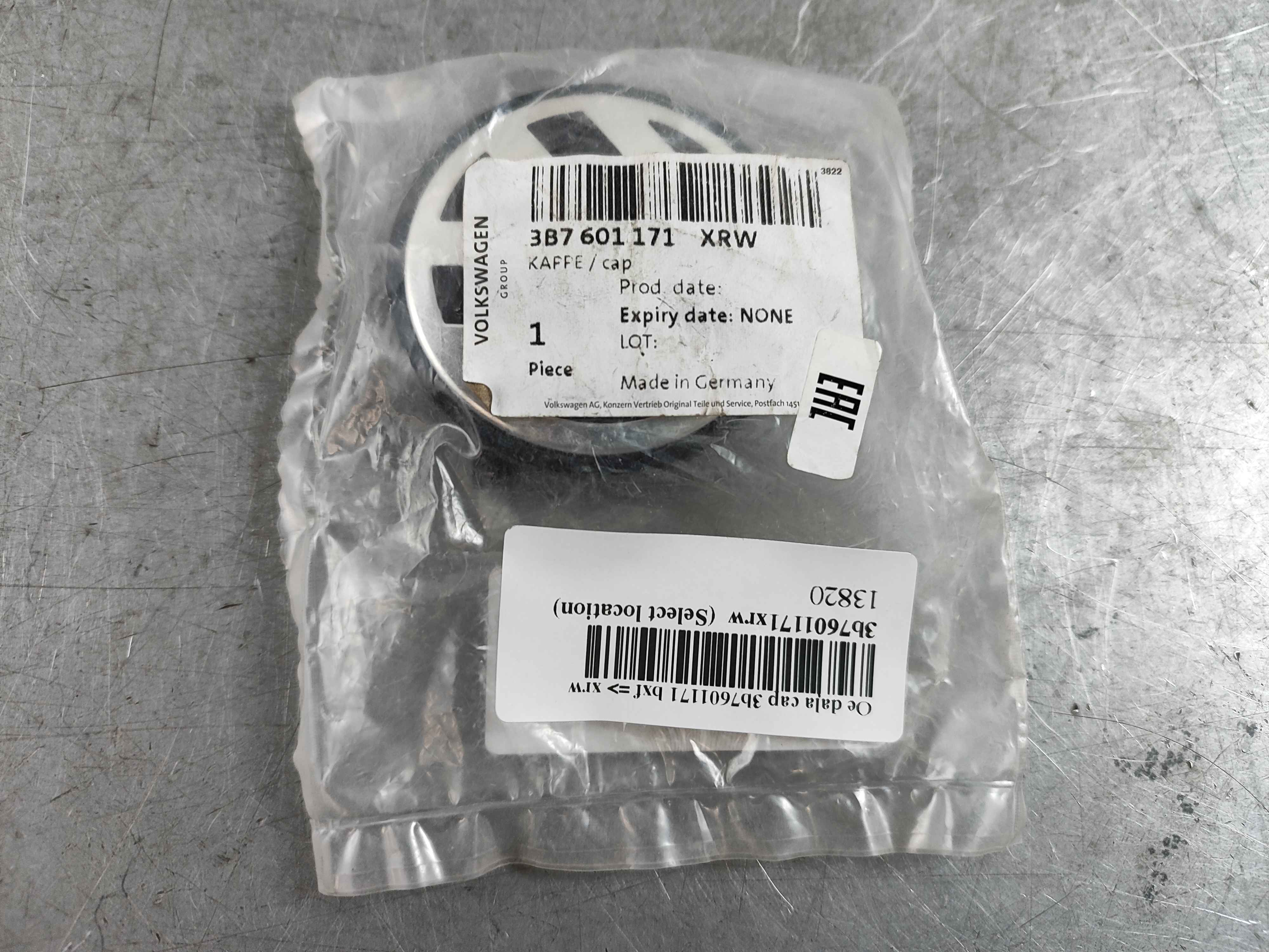 Oe daļa cap 3b7601171 bxf => xrw