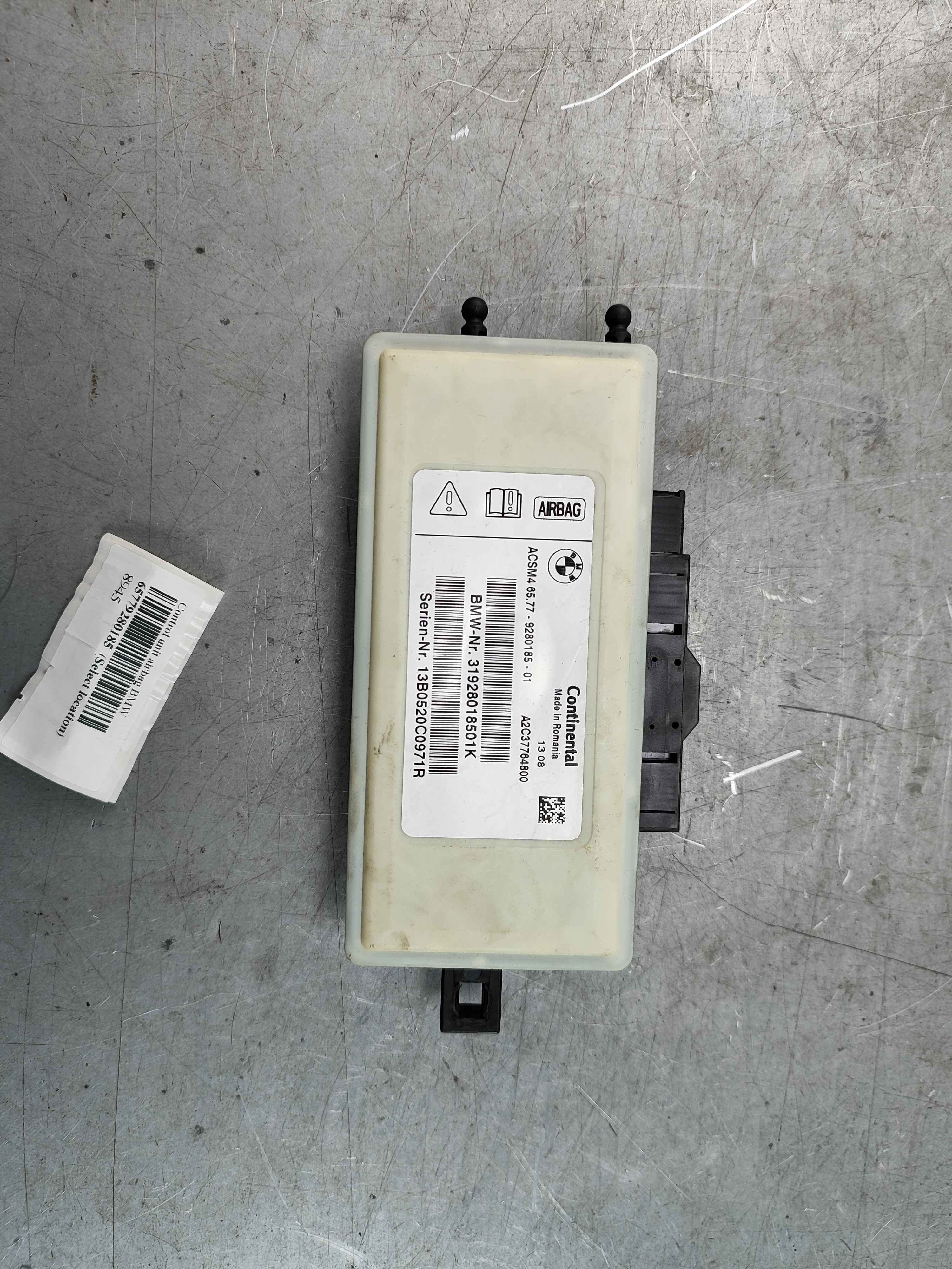 Control unit airbag BMW