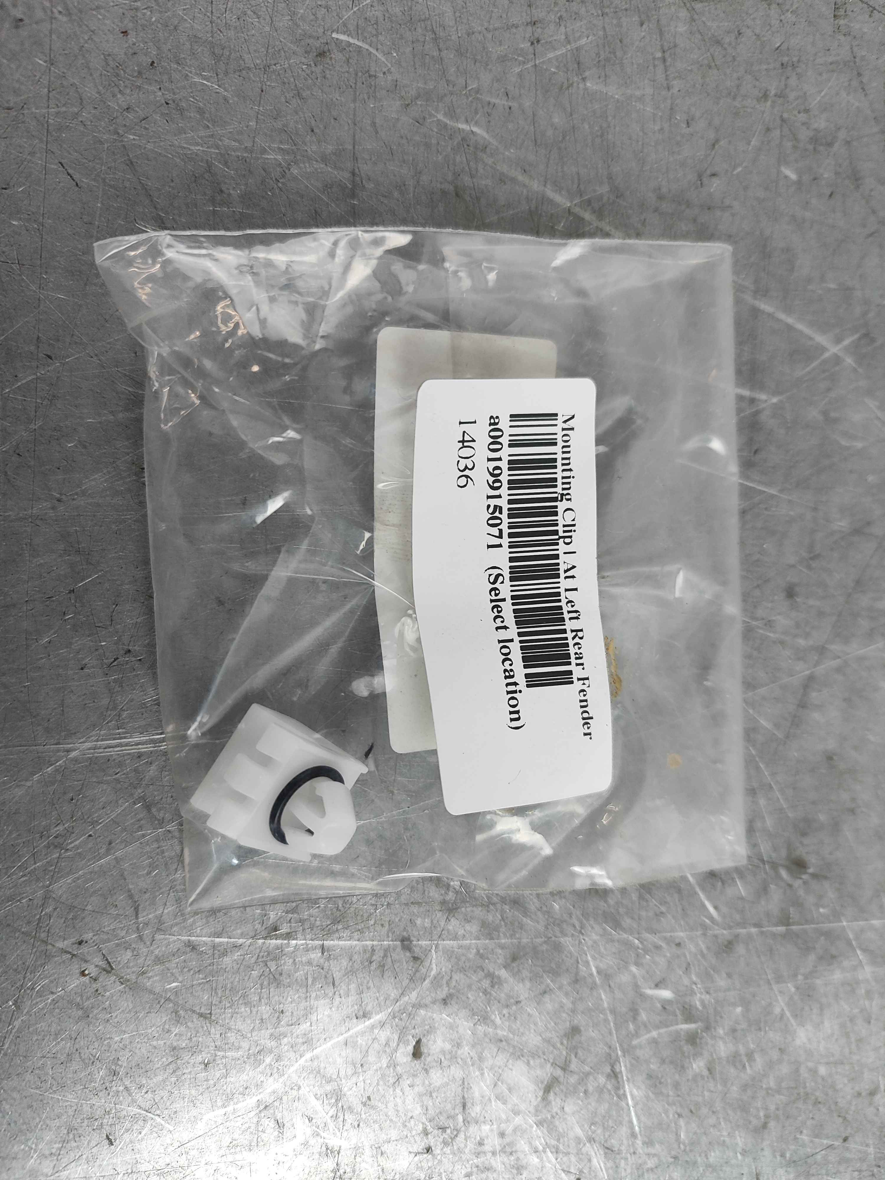 Mounting Clip | At Left Rear Fender