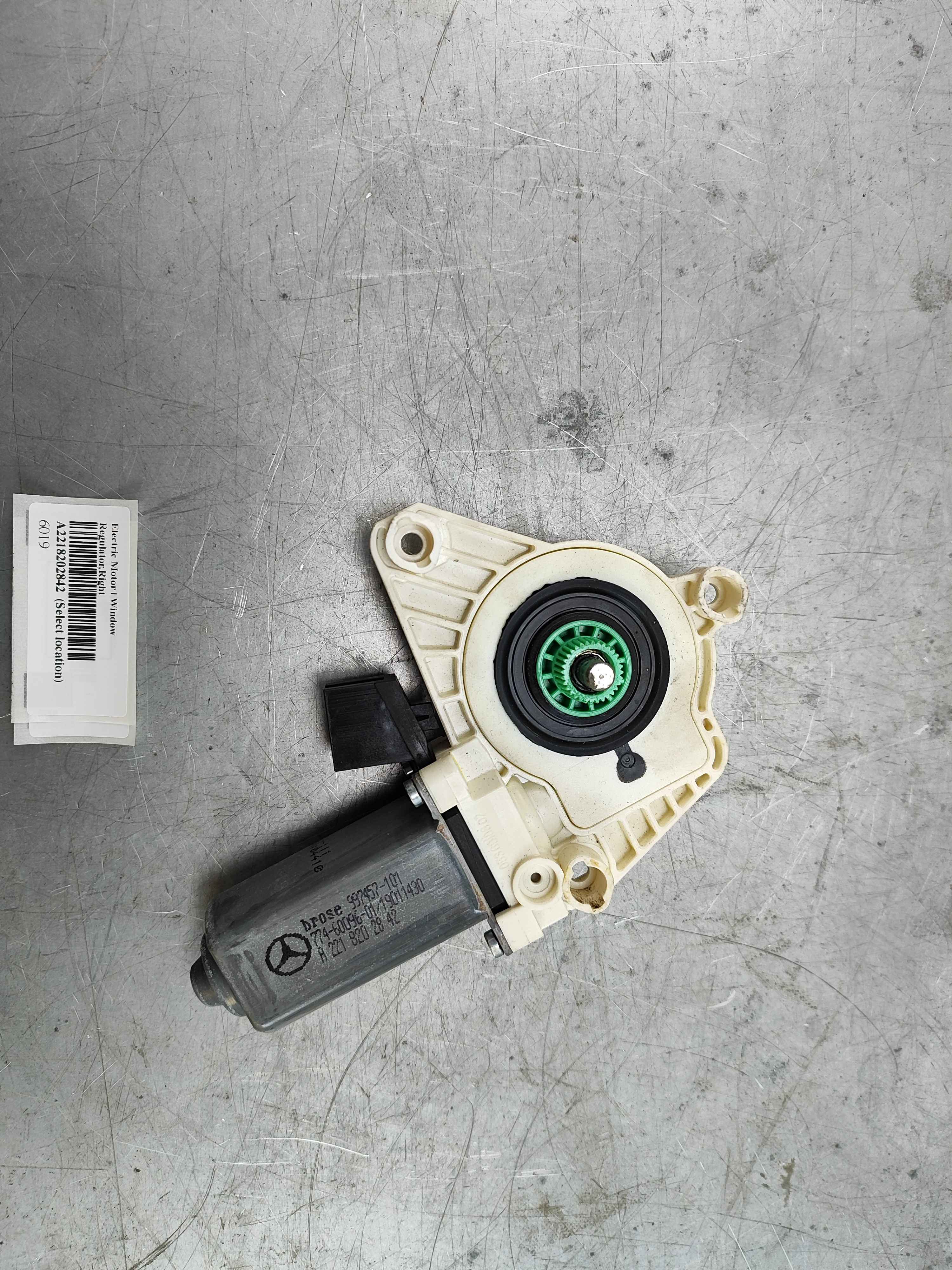 Electric Motor | Window Regulator,Right