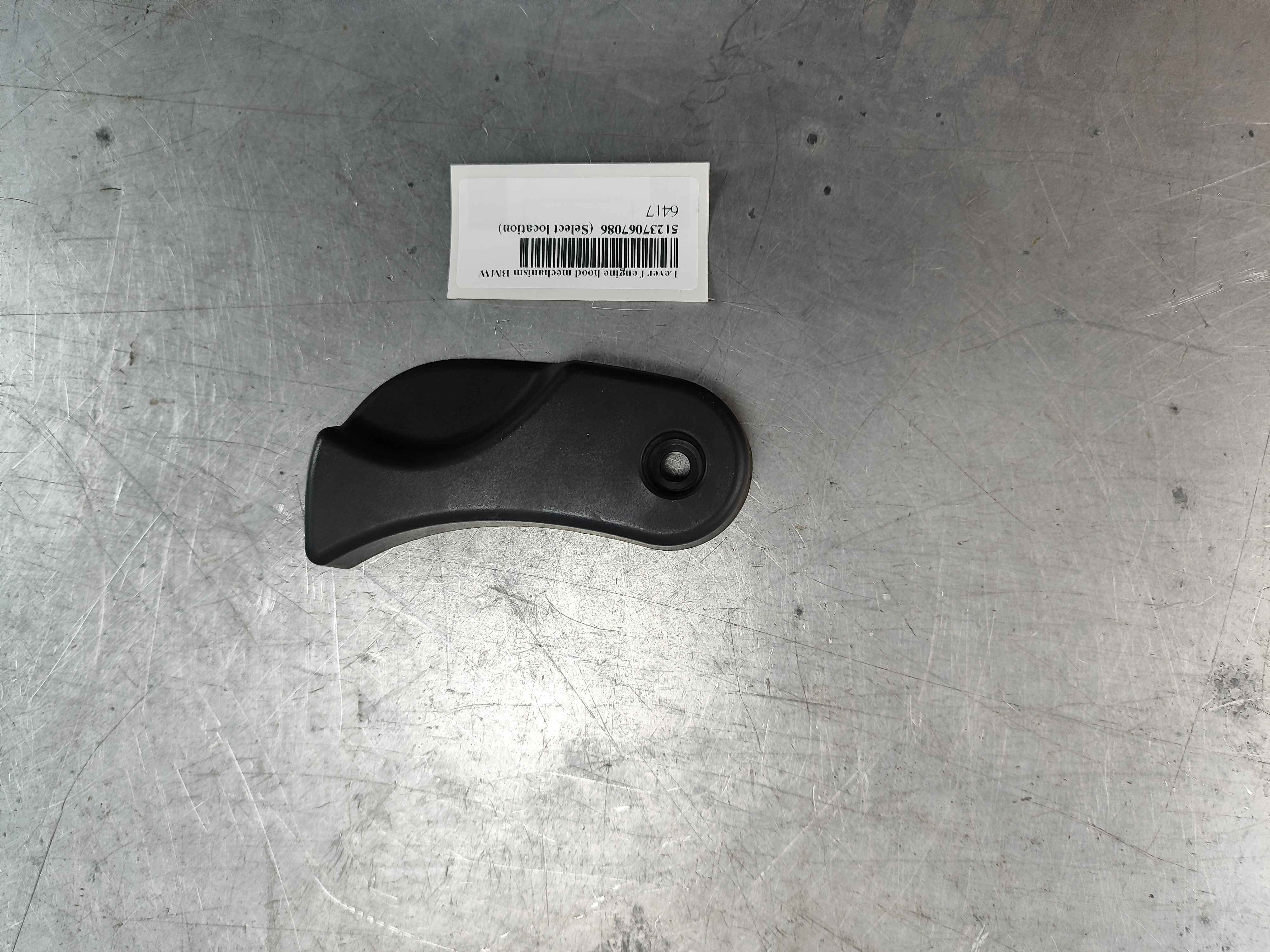 Lever f engine hood mechanism BMW