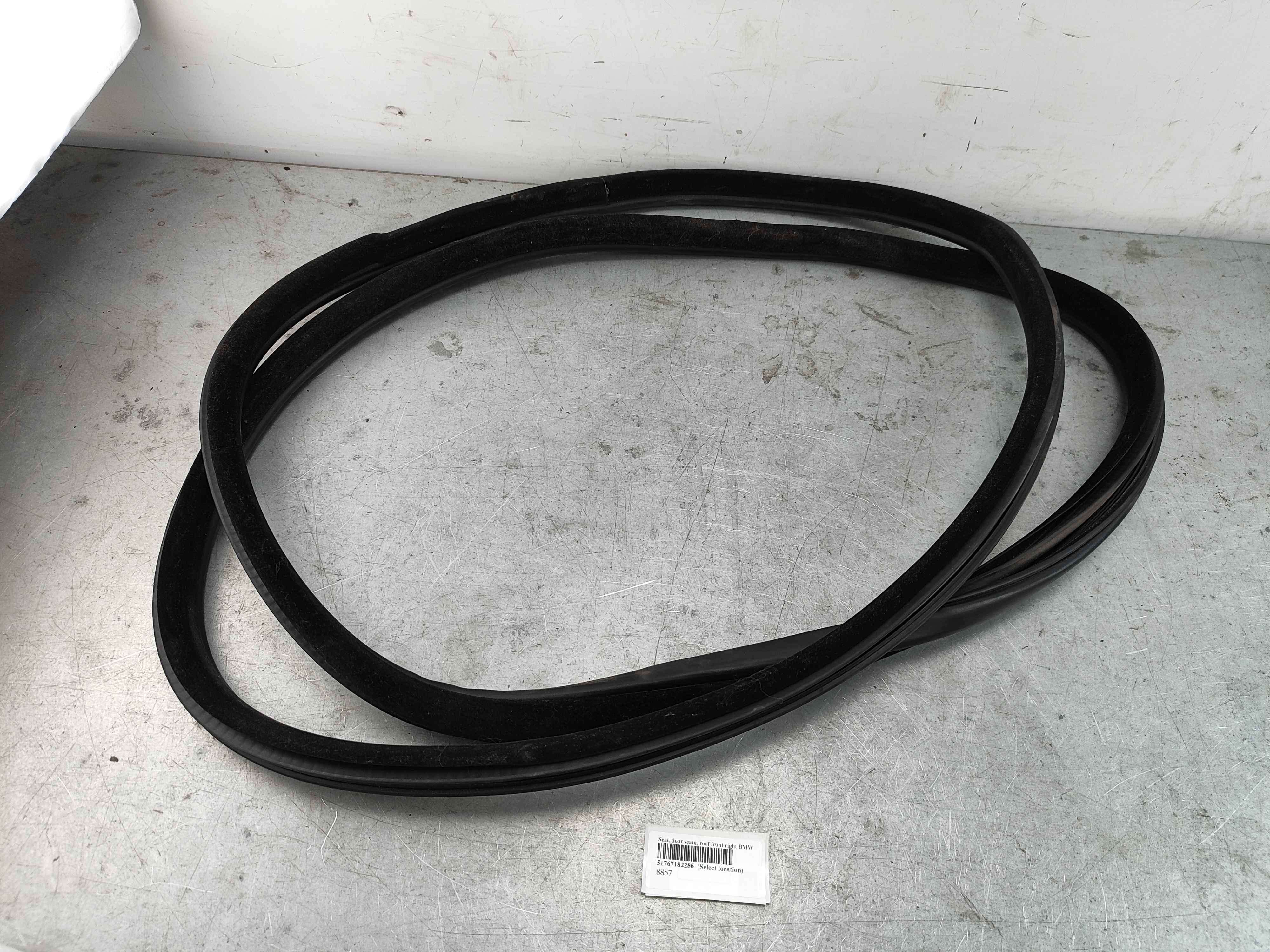 Seal, door seam, roof front right BMW