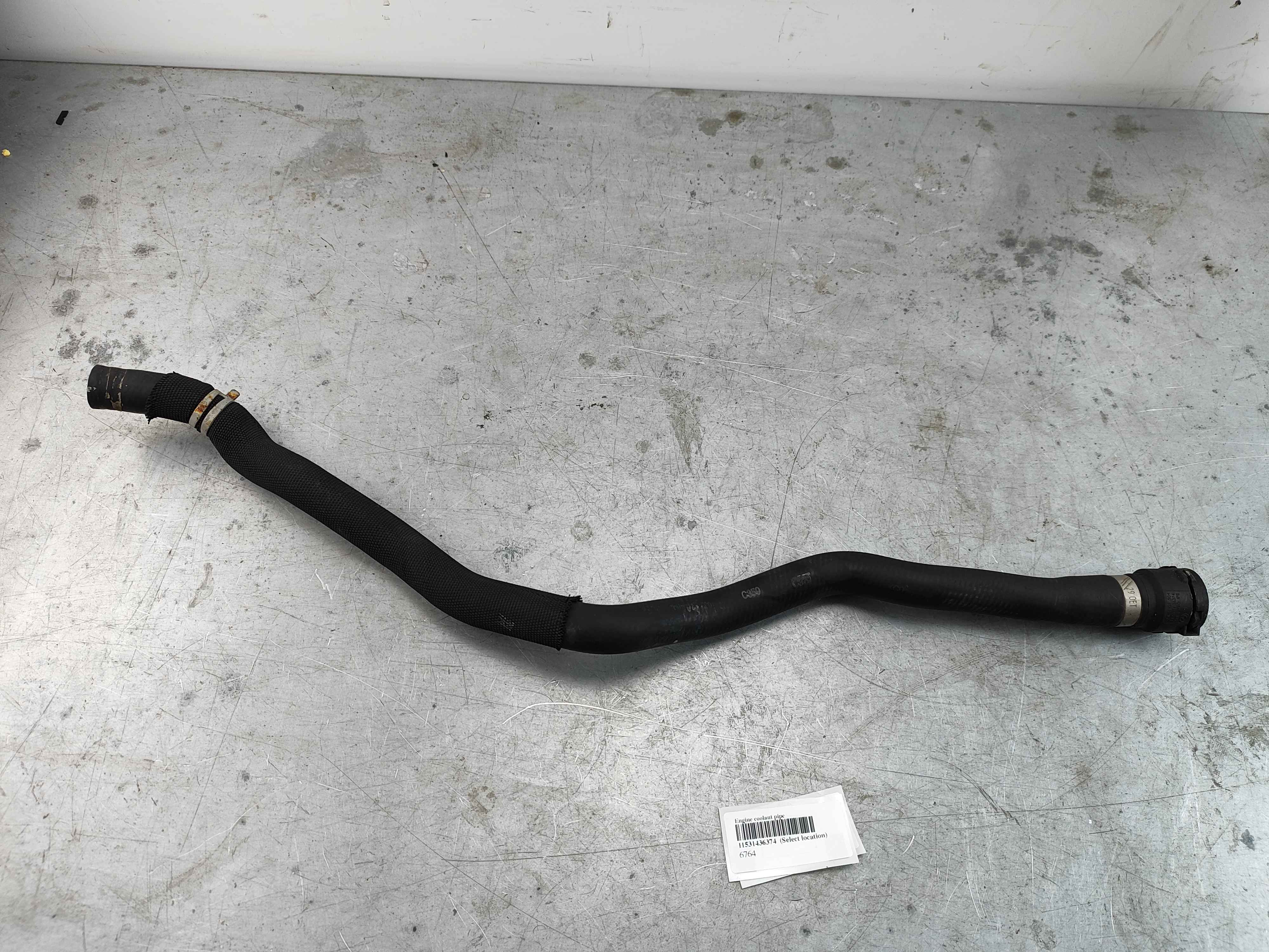 Engine coolant pipe