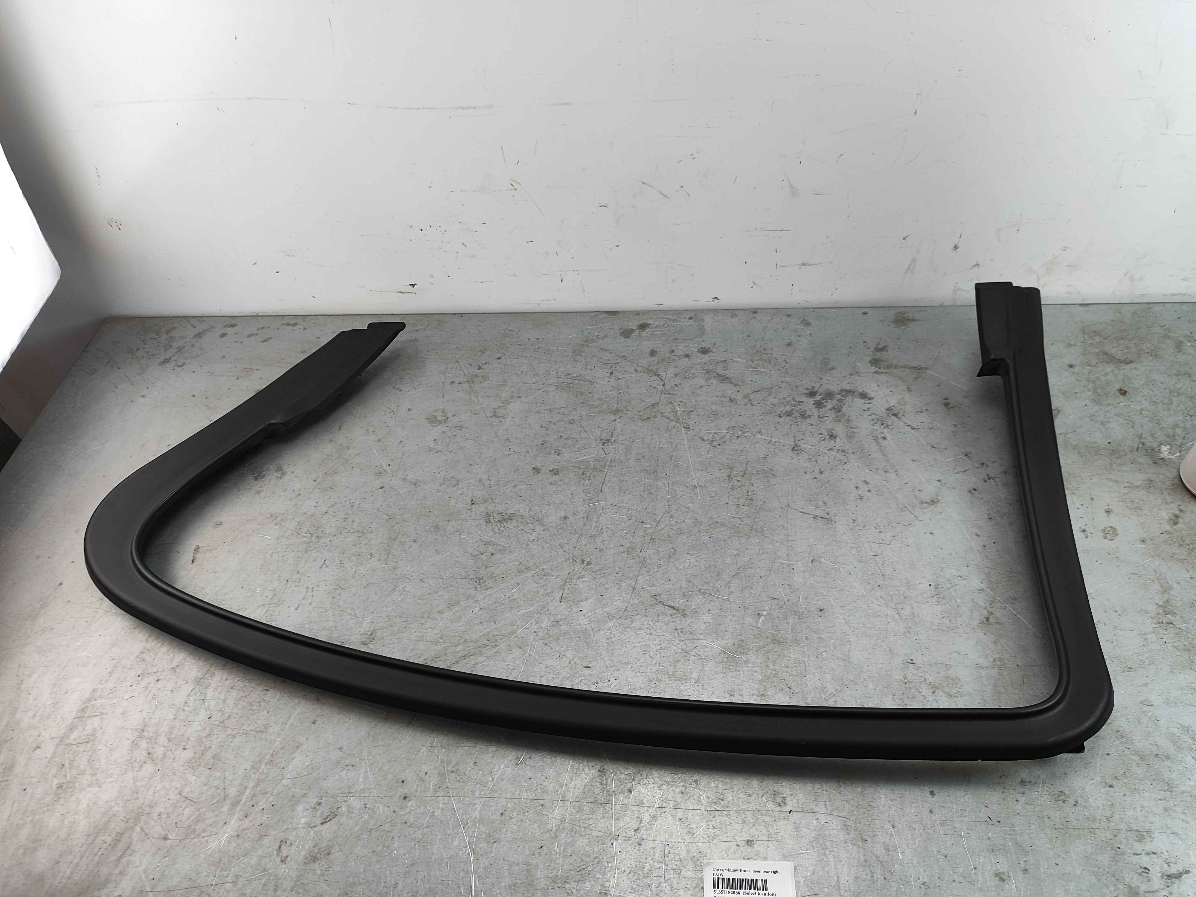 Cover, window frame, door, rear right BMW