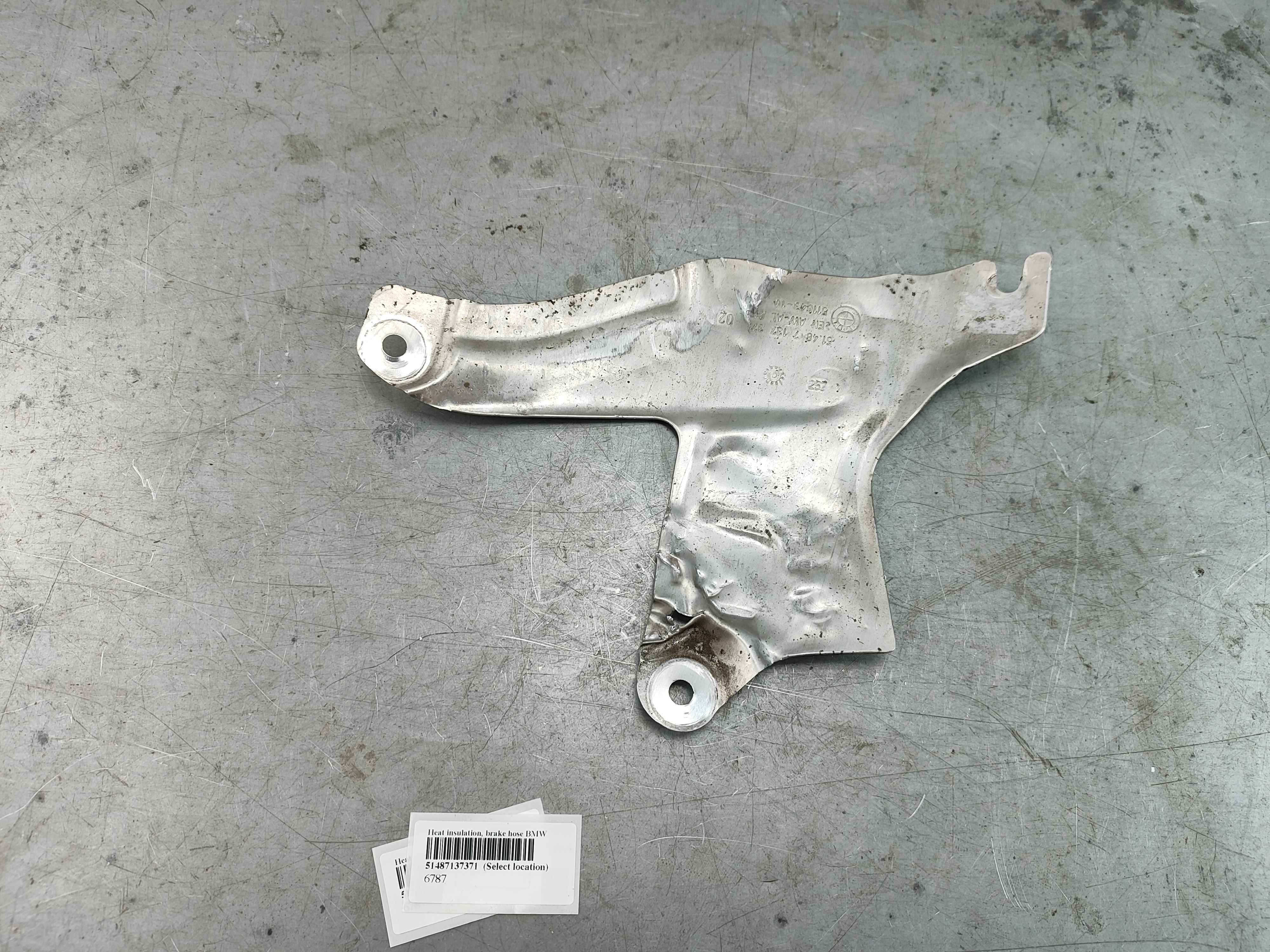 Heat insulation, brake hose BMW