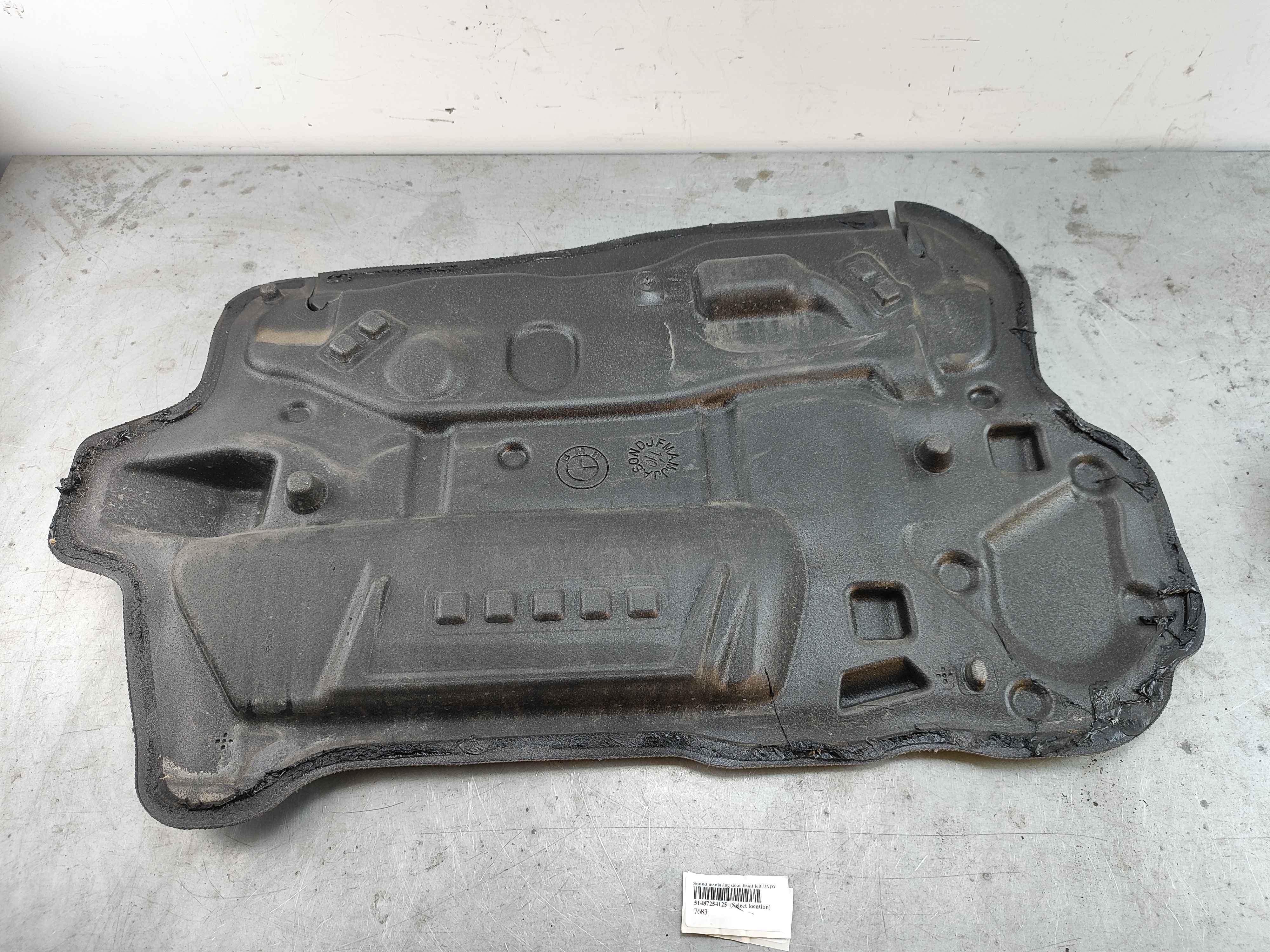 Sound insulating door front left BMW