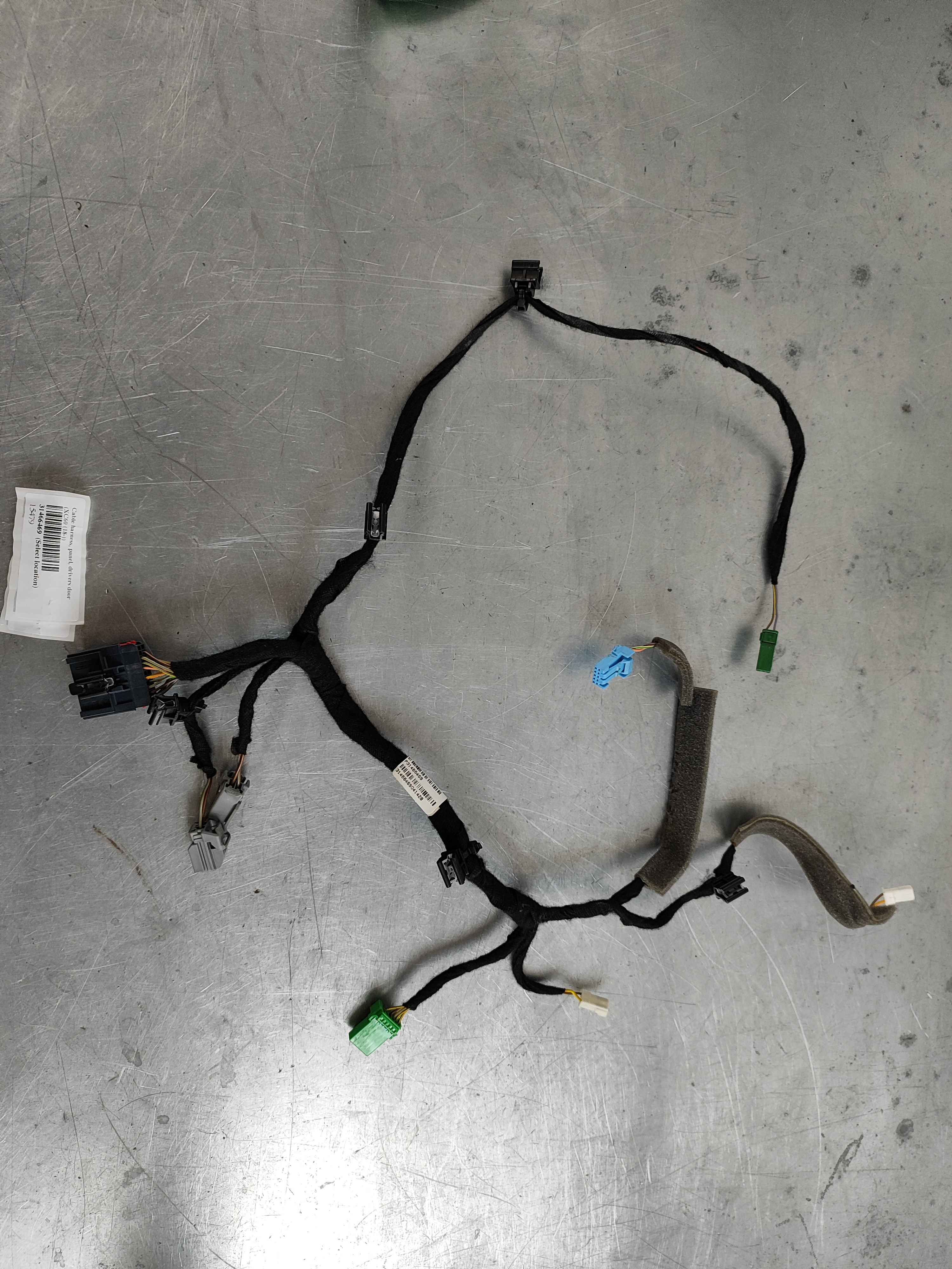 Cable harness, panel, drivers door (XC60 (18-))
