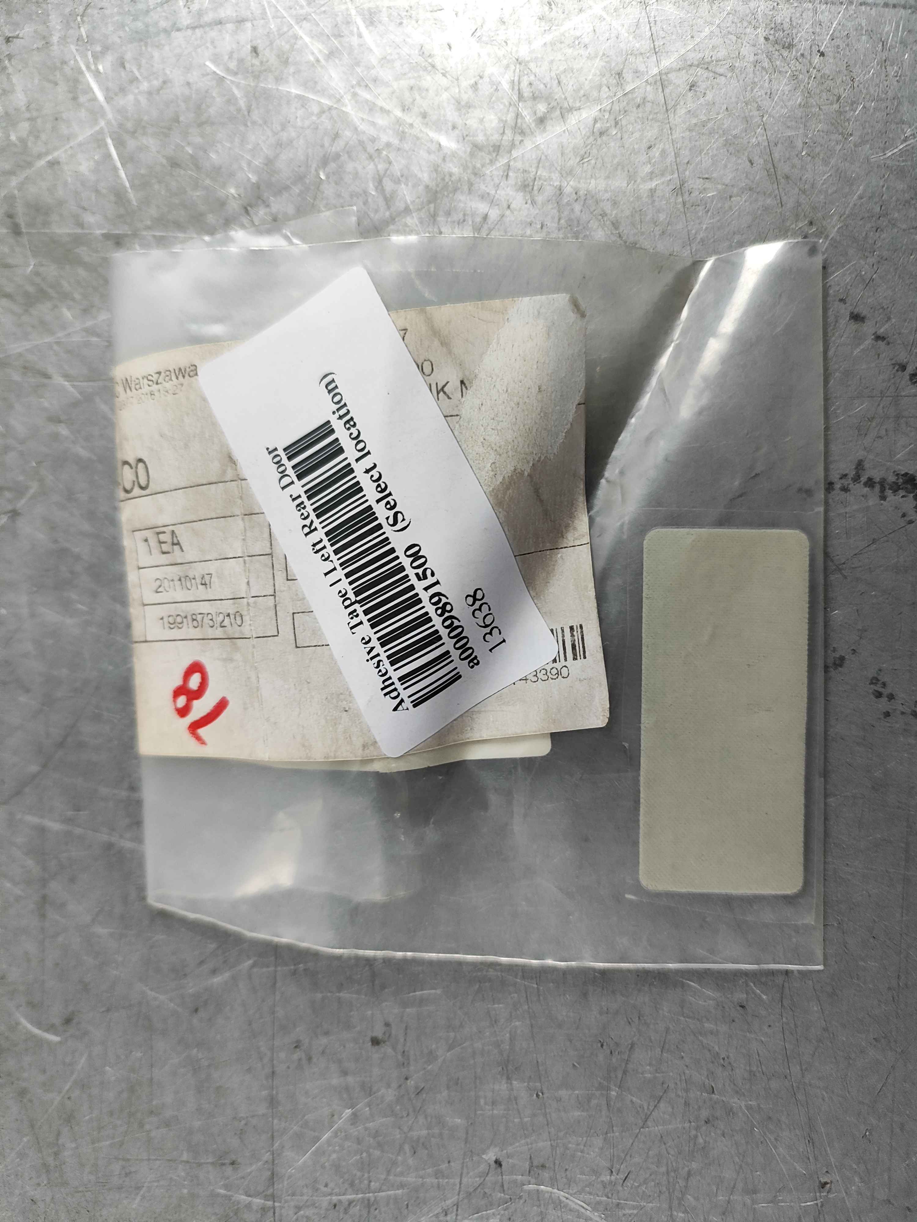 Adhesive Tape | Left Rear Door