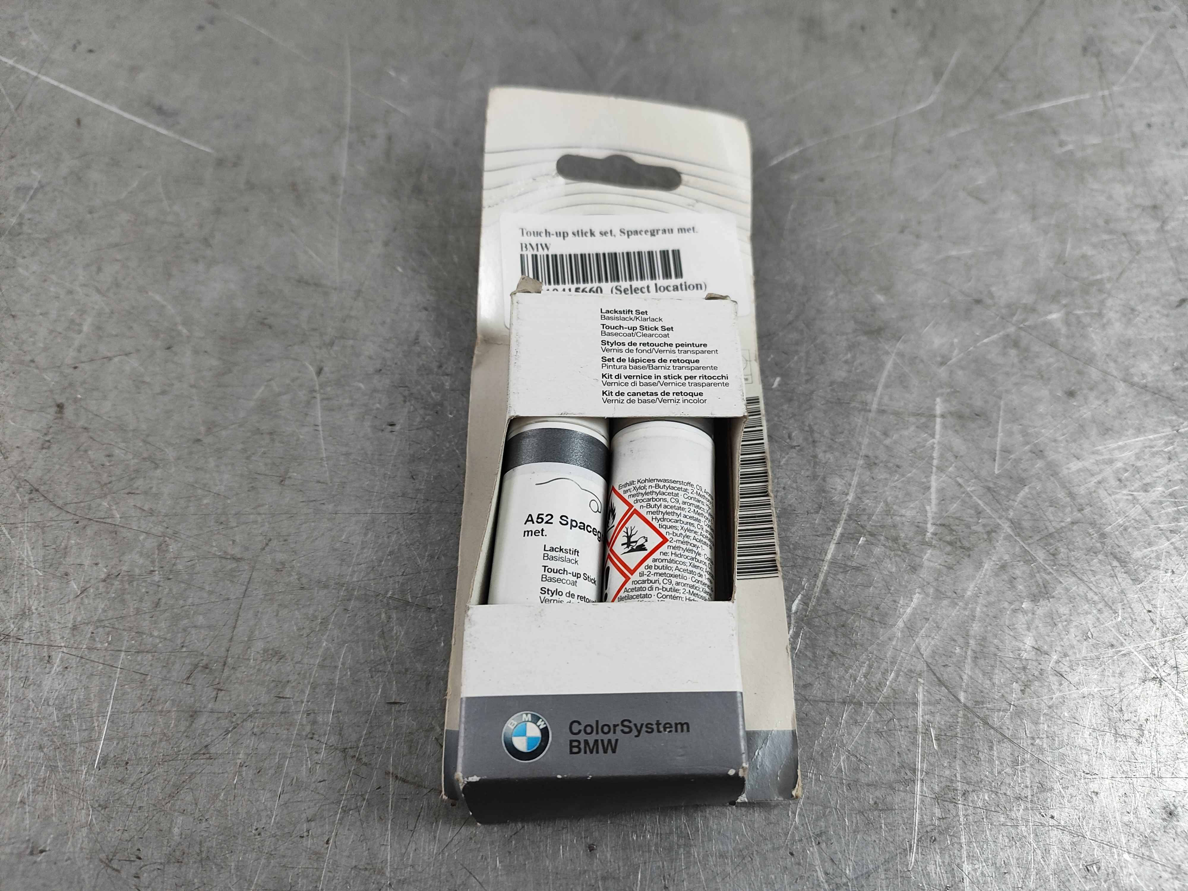 Touch-up stick set, Spacegrau met. BMW