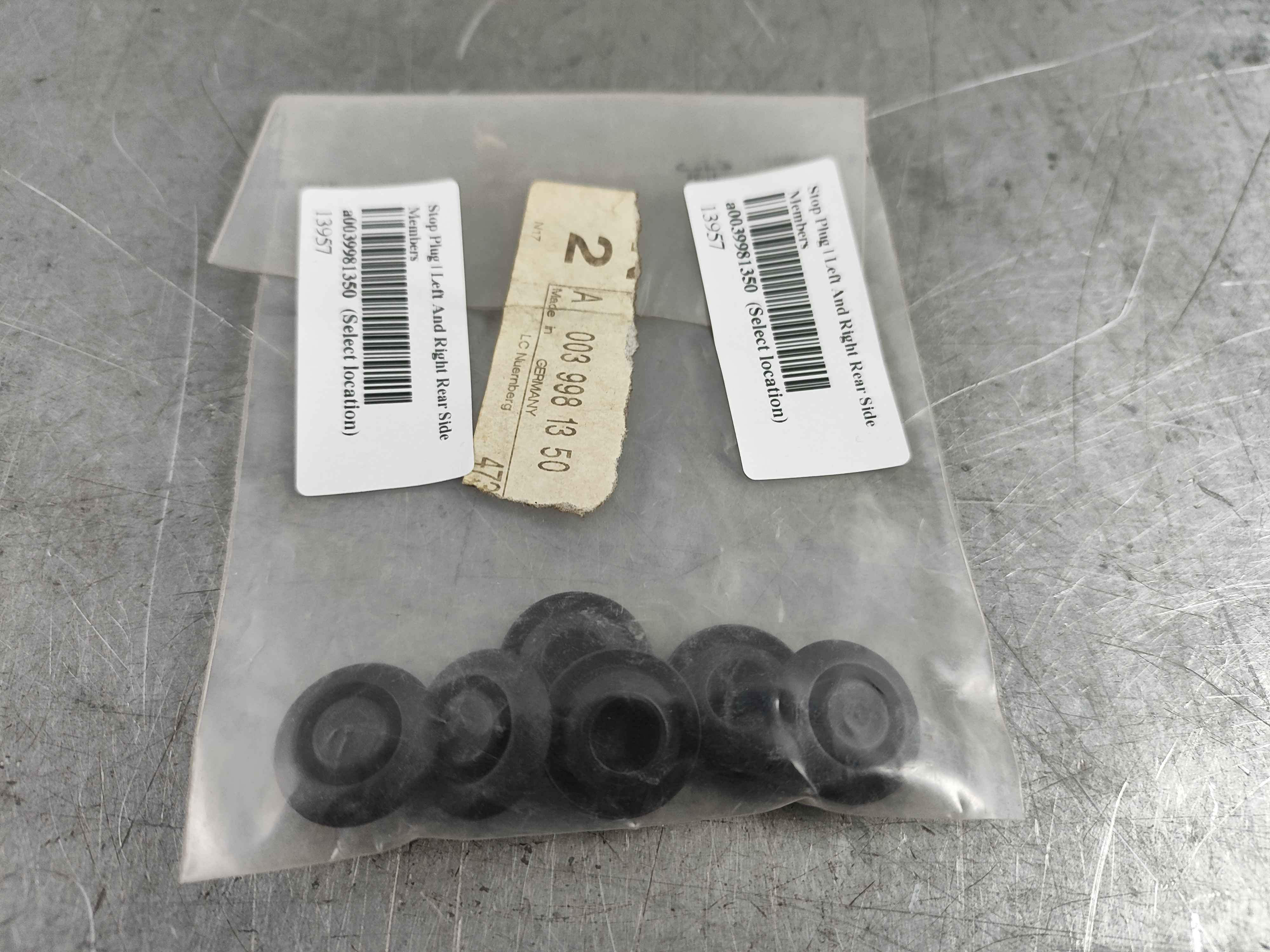 Stop Plug | Left And Right Rear Side Members