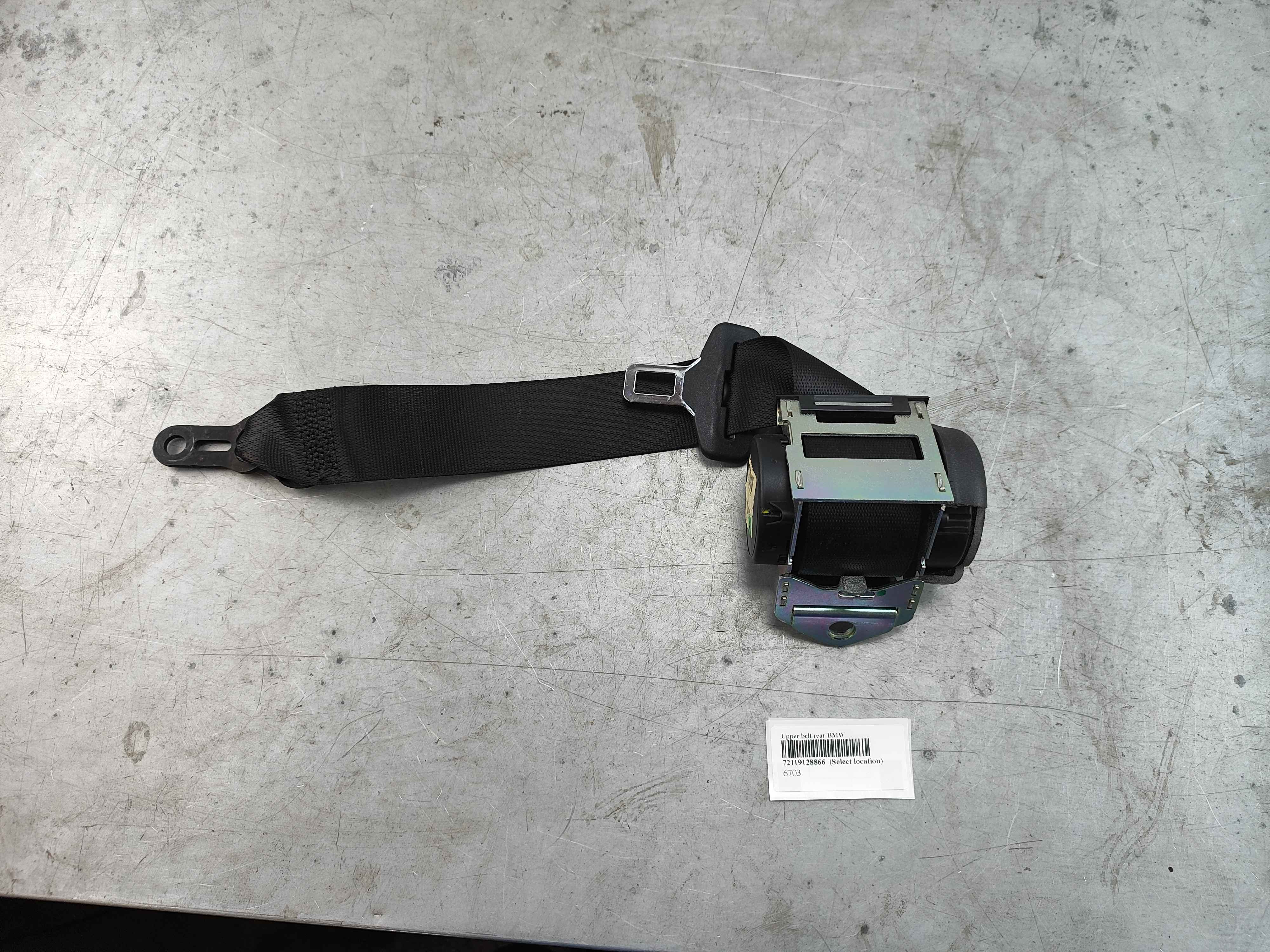 Upper belt rear BMW