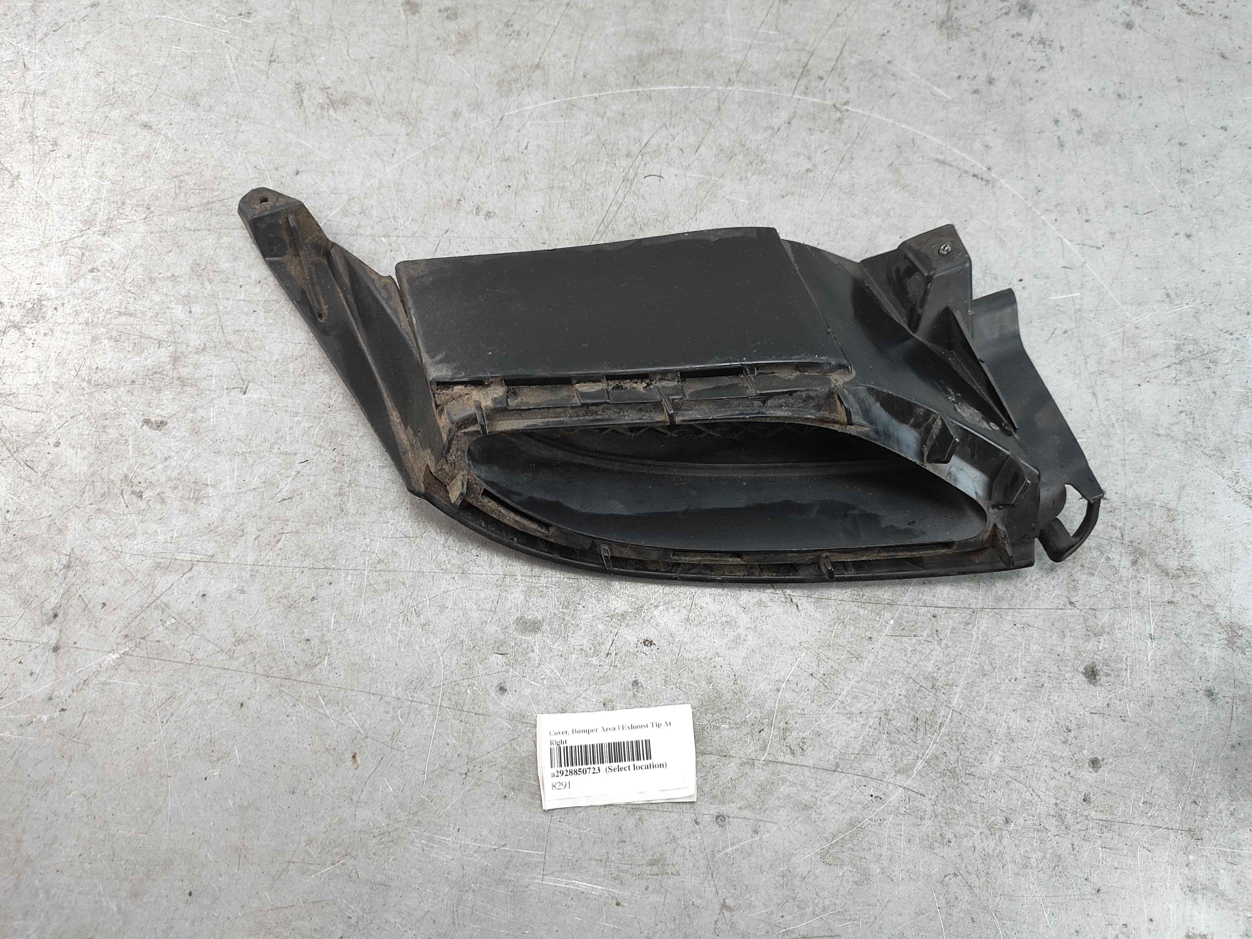 Cover, Bumper Area | Exhaust Tip At Right