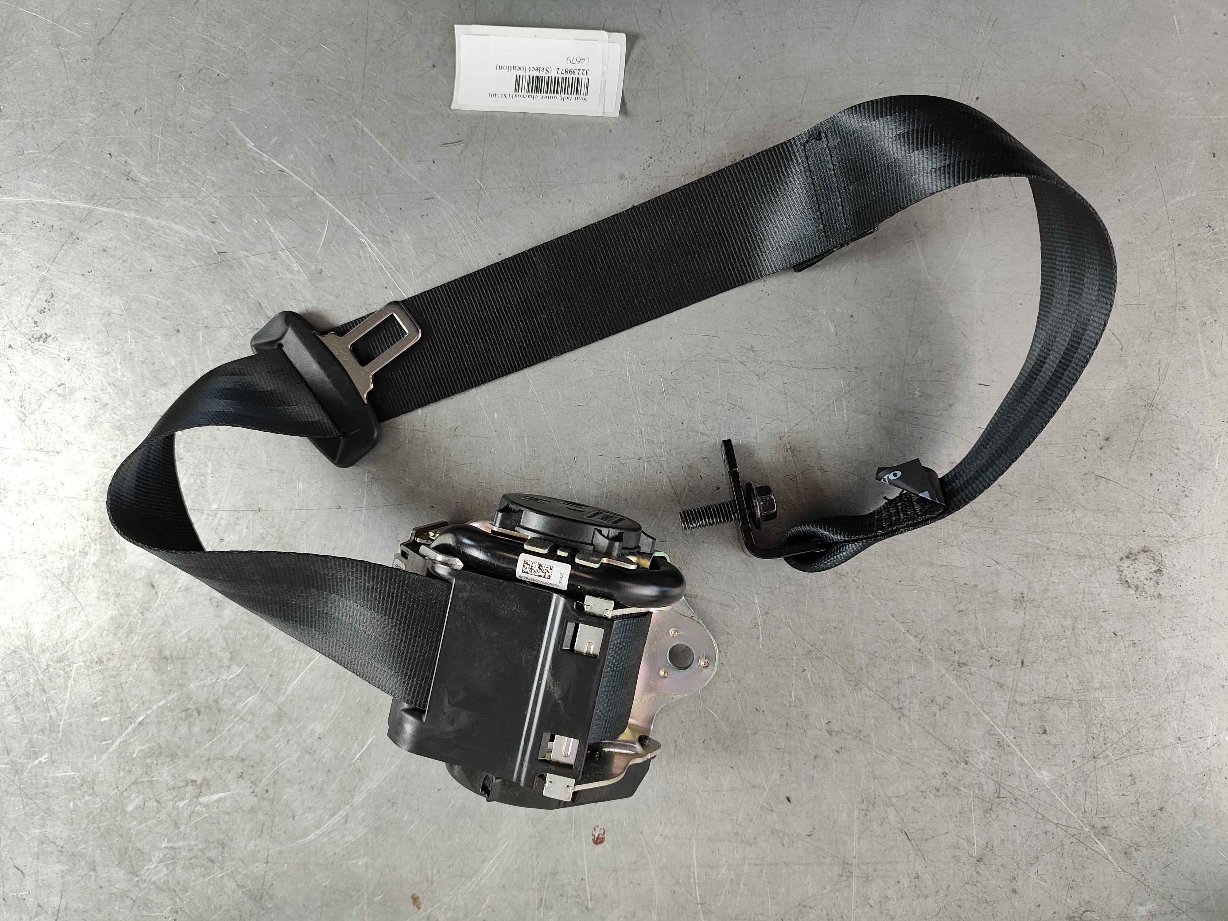 Seat belt, outer, charcoal (XC40)