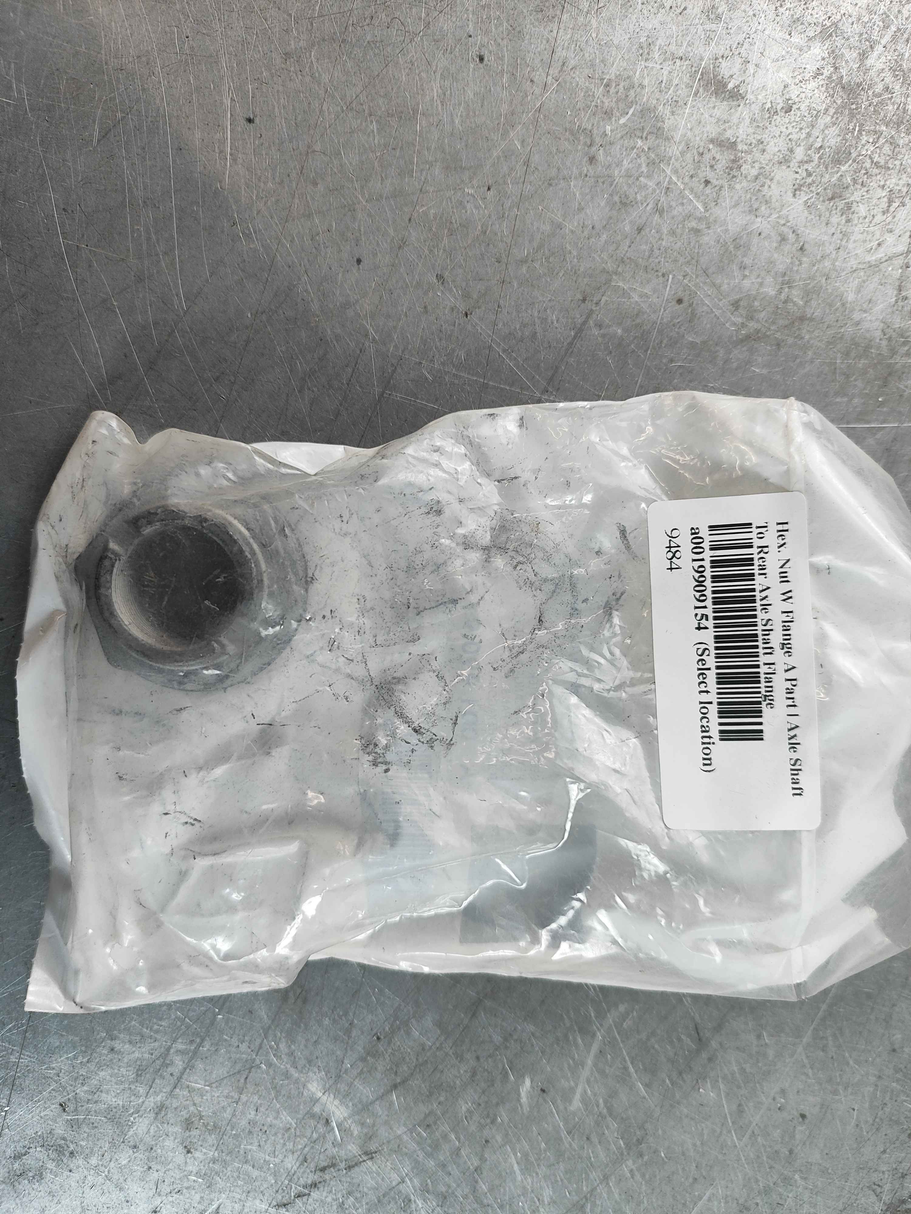 Hex. Nut W Flange A Part | Axle Shaft To Rear Axle Shaft Flange