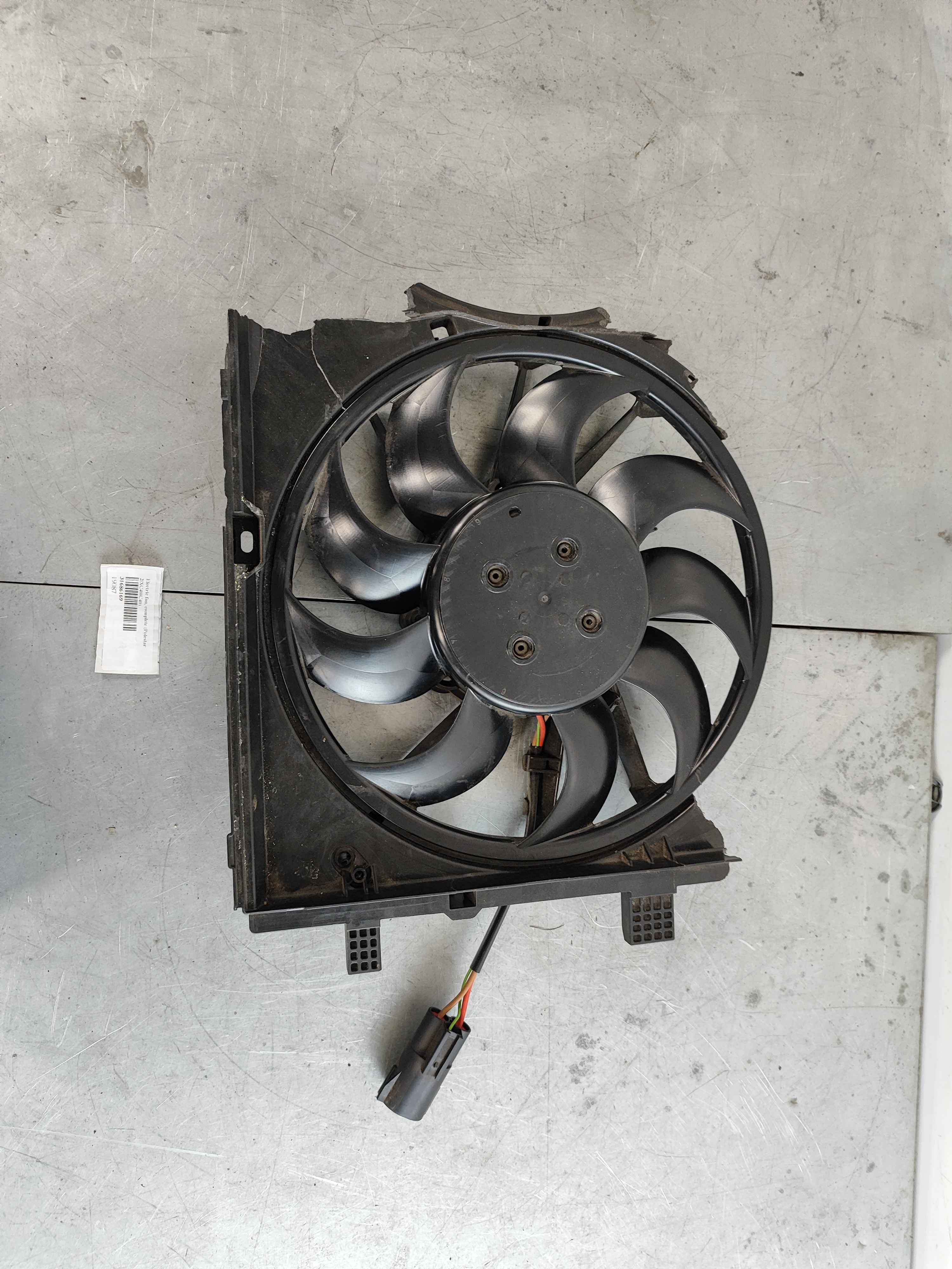 Electric fan, complete (Polestar 2|XC40|C40)