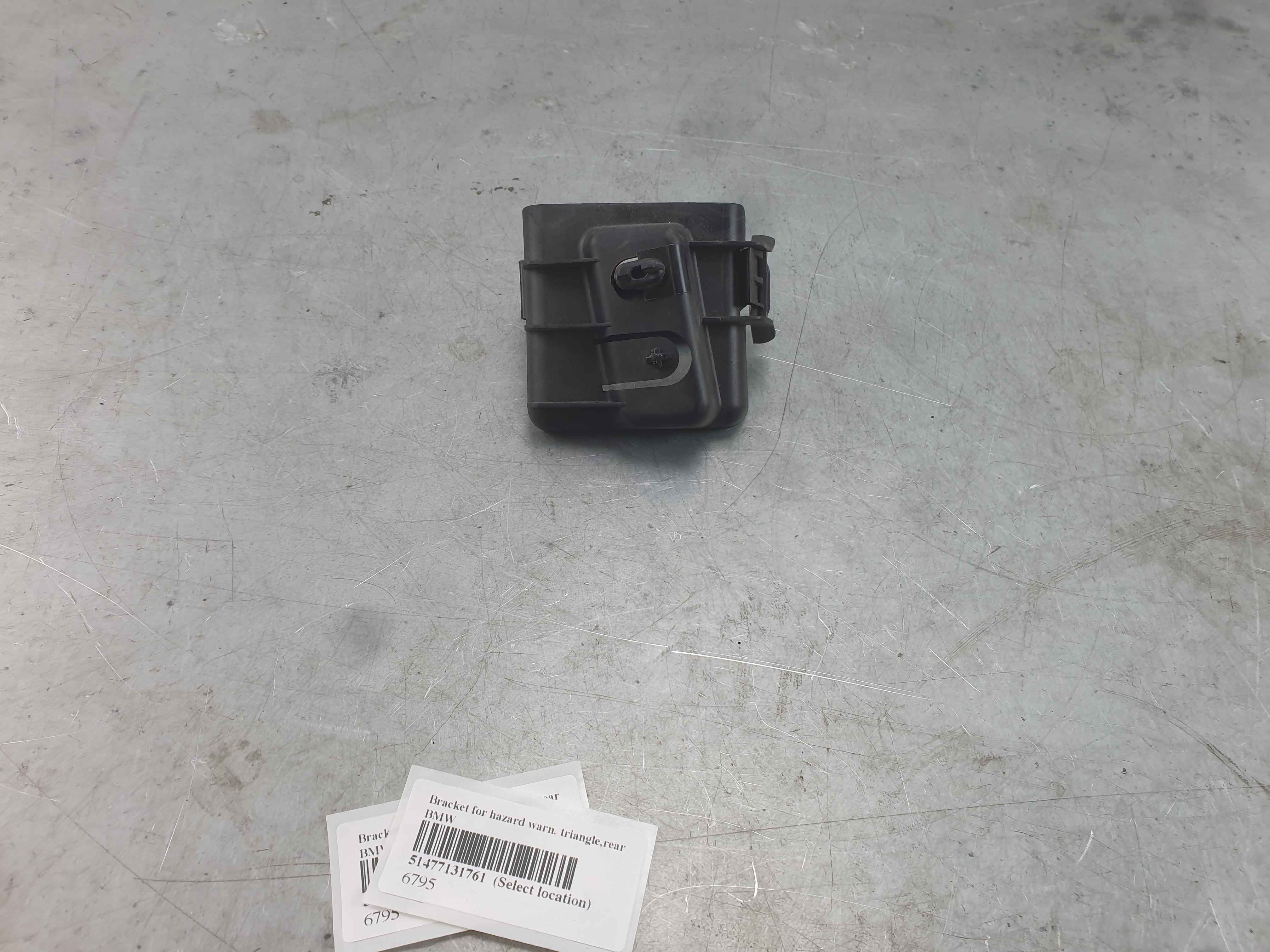 Bracket for hazard warn. triangle,rear BMW