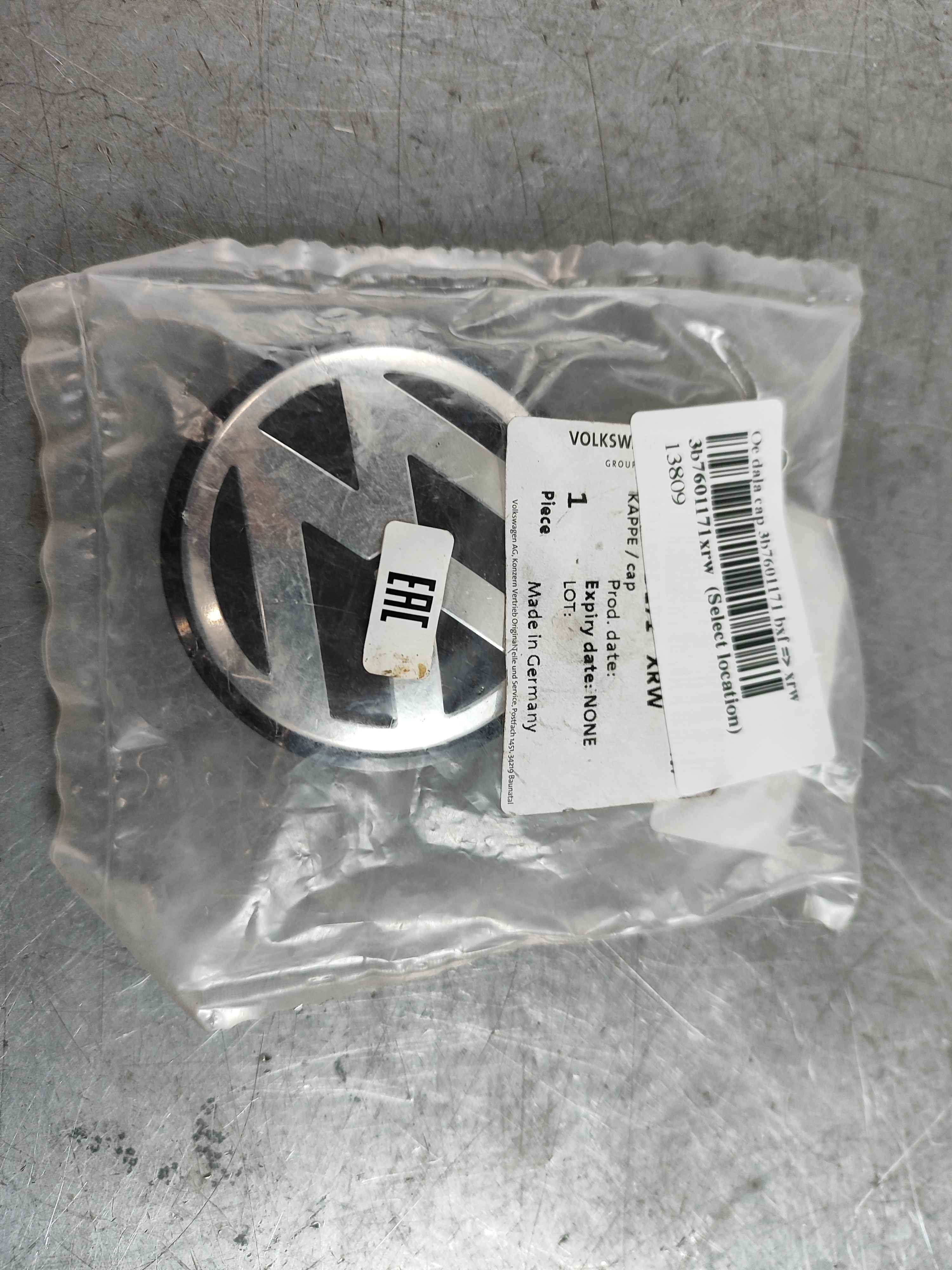 Oe daļa cap 3b7601171 bxf => xrw