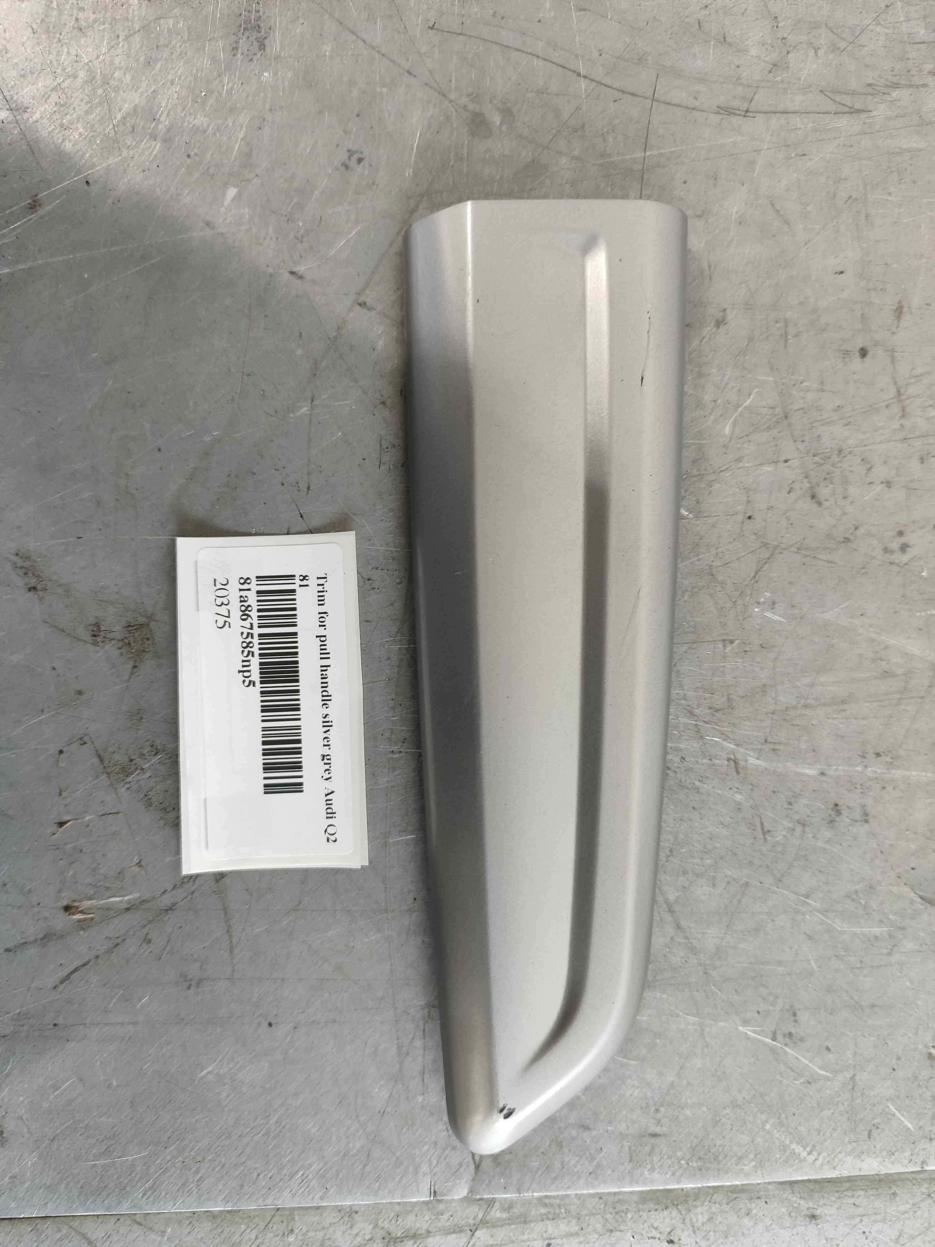 Trim for pull handle silver grey Audi Q2 81