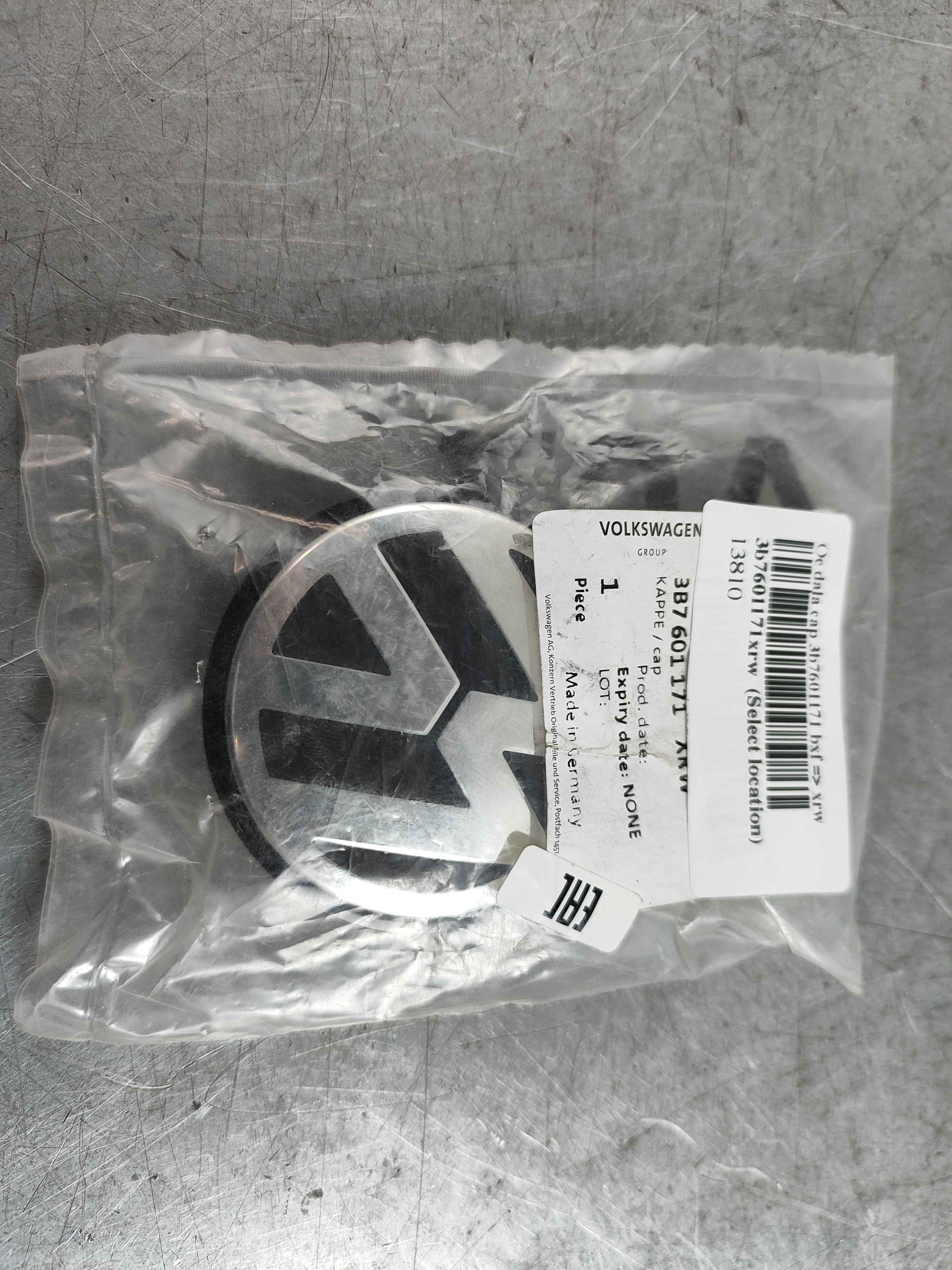 Oe daļa cap 3b7601171 bxf => xrw